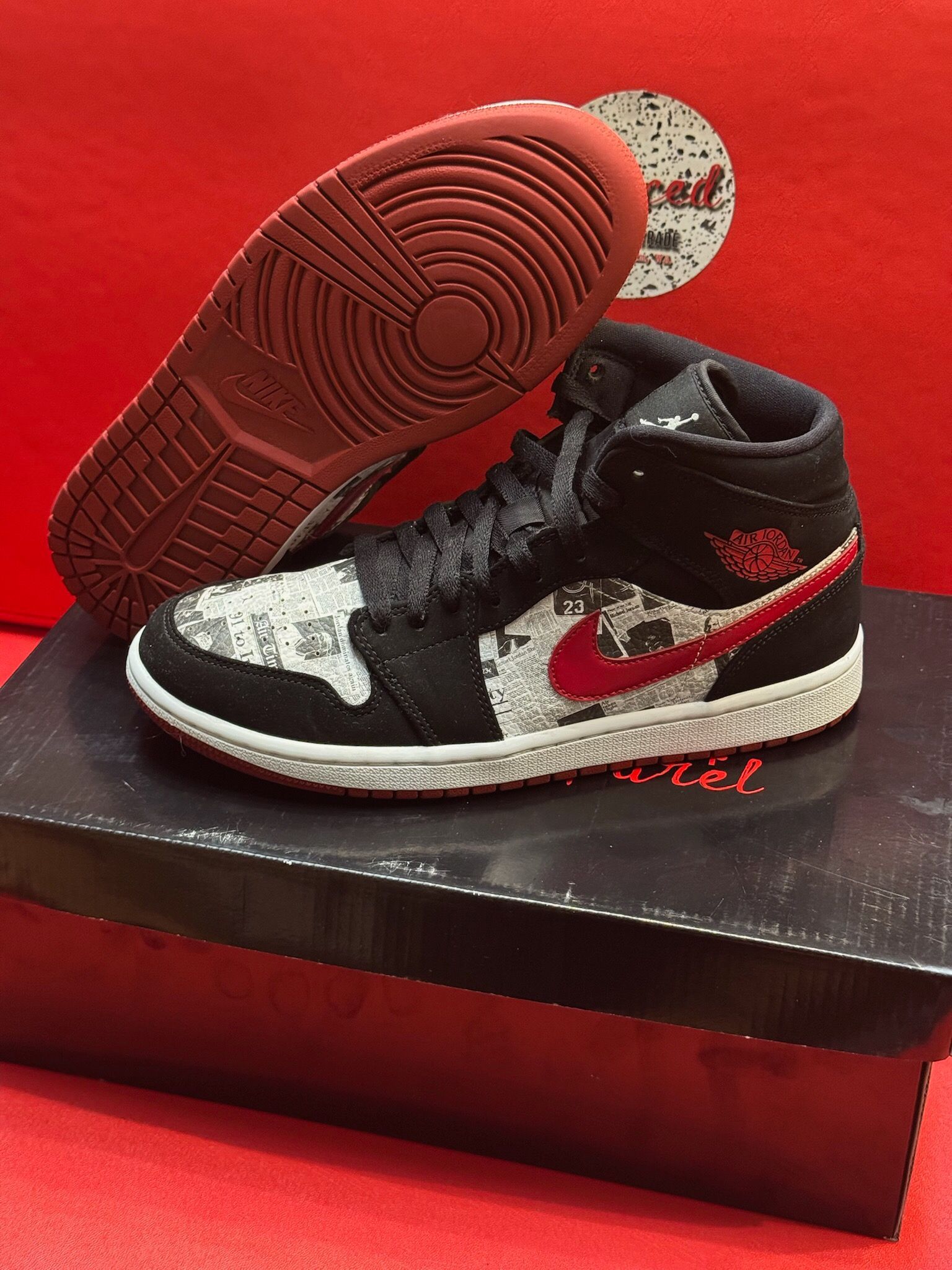 Jordan 1 Mid Newspaper Air times