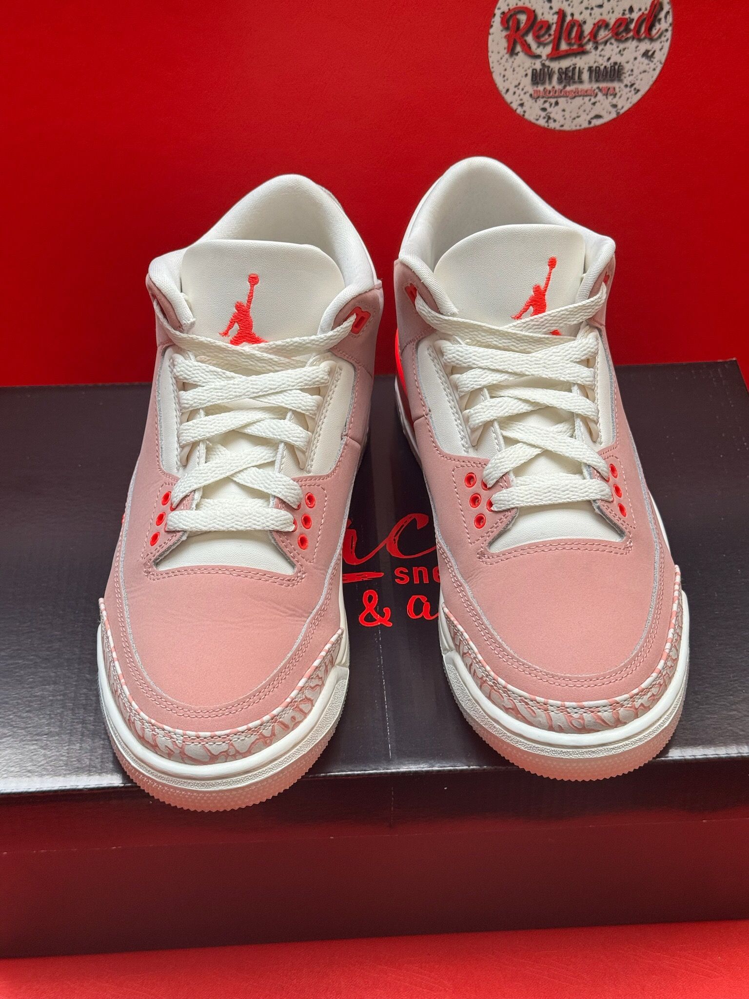 8W Jordan 3 Retro Rust Pink