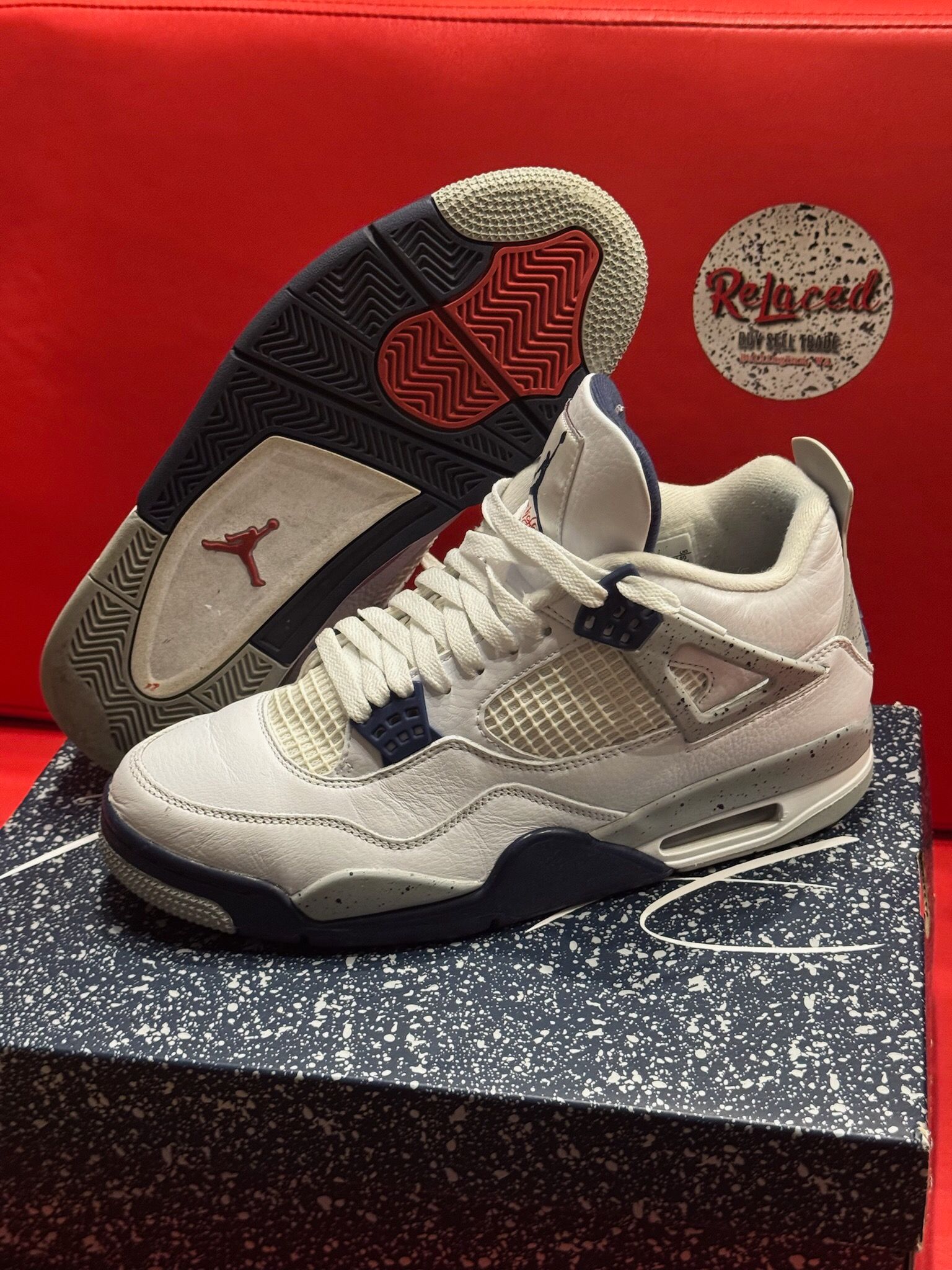 10M Jordan 4 Midnight Navy