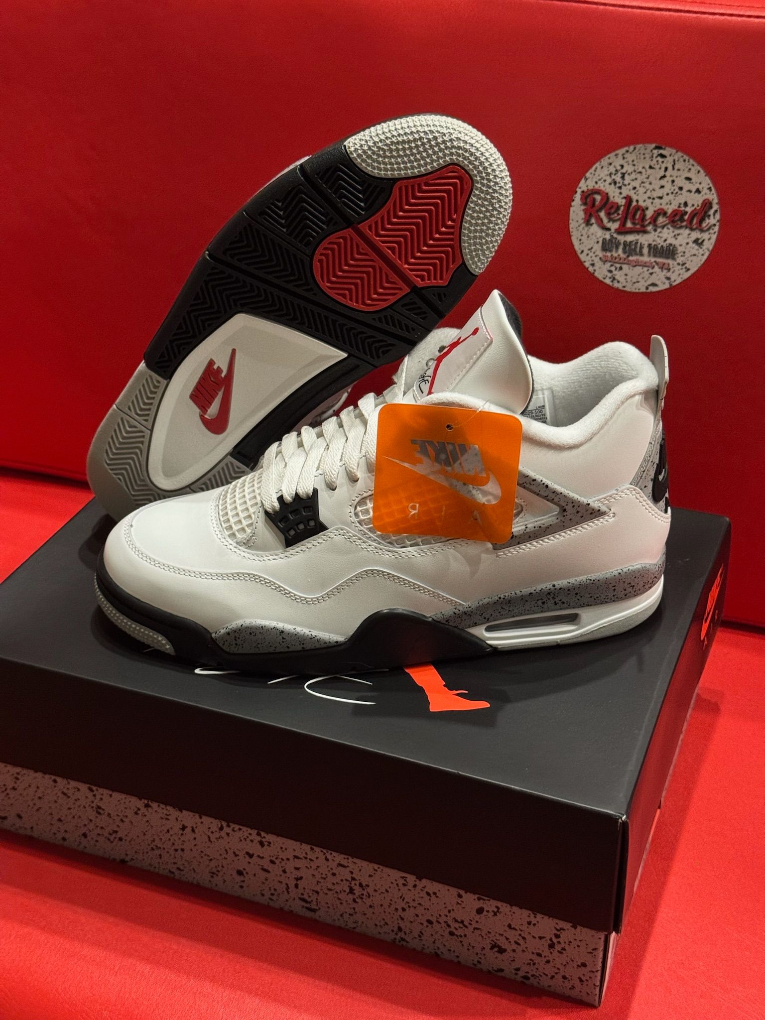 10M Jordan 4 Retro White Cement 2025