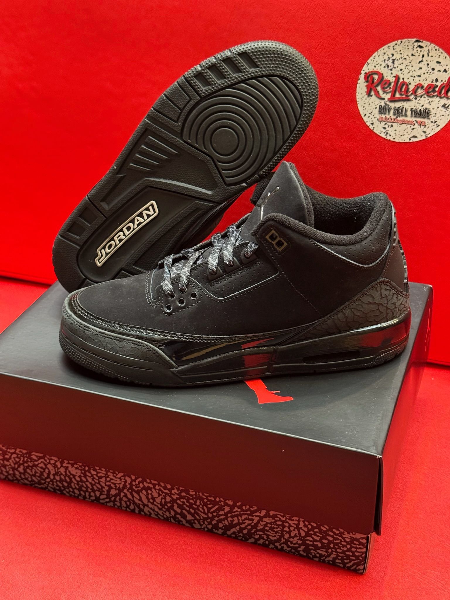 7Y Jordan 3 GS Black Cat