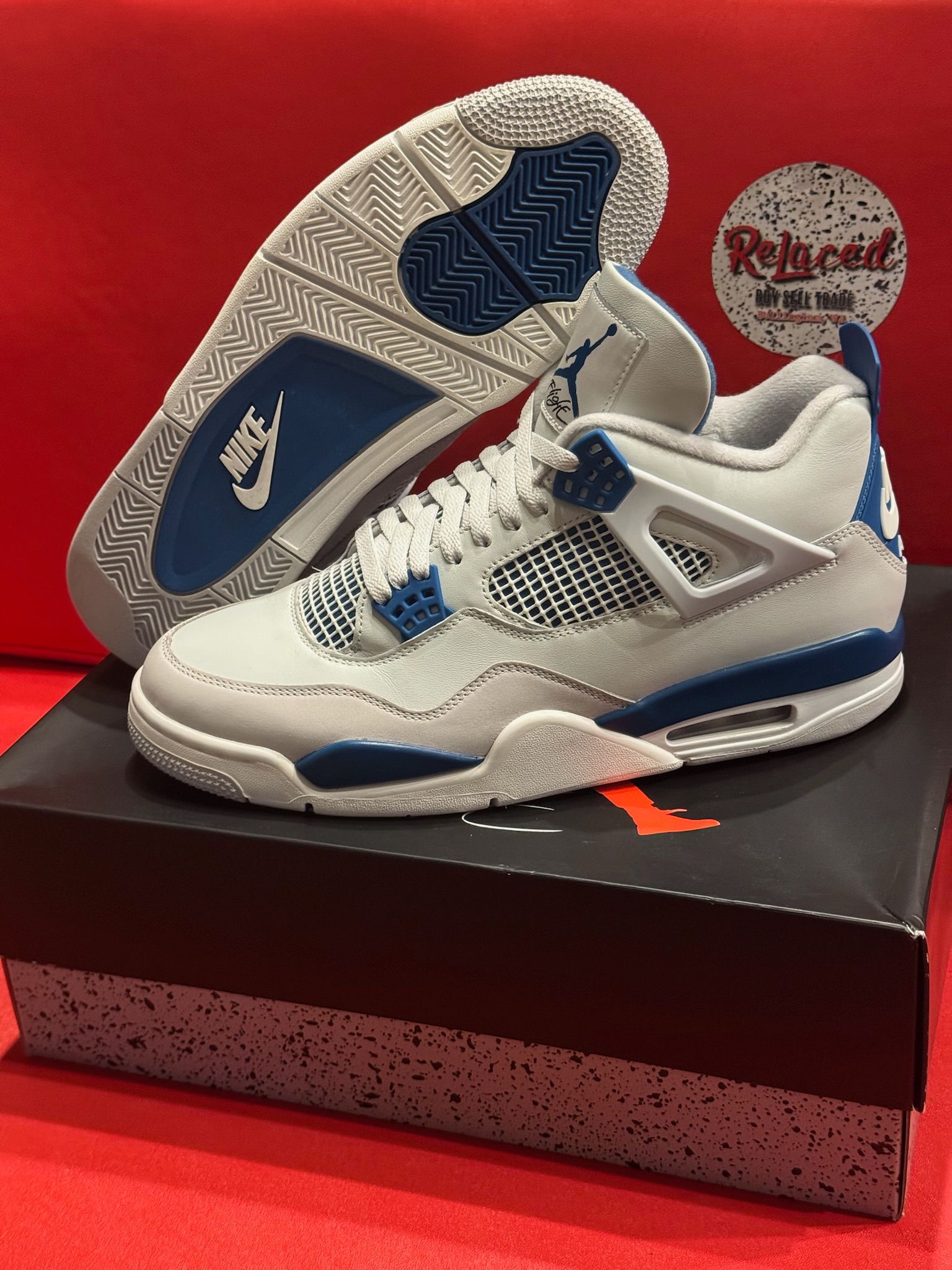 12M Jordan 4 Retro Military Blue (2024)