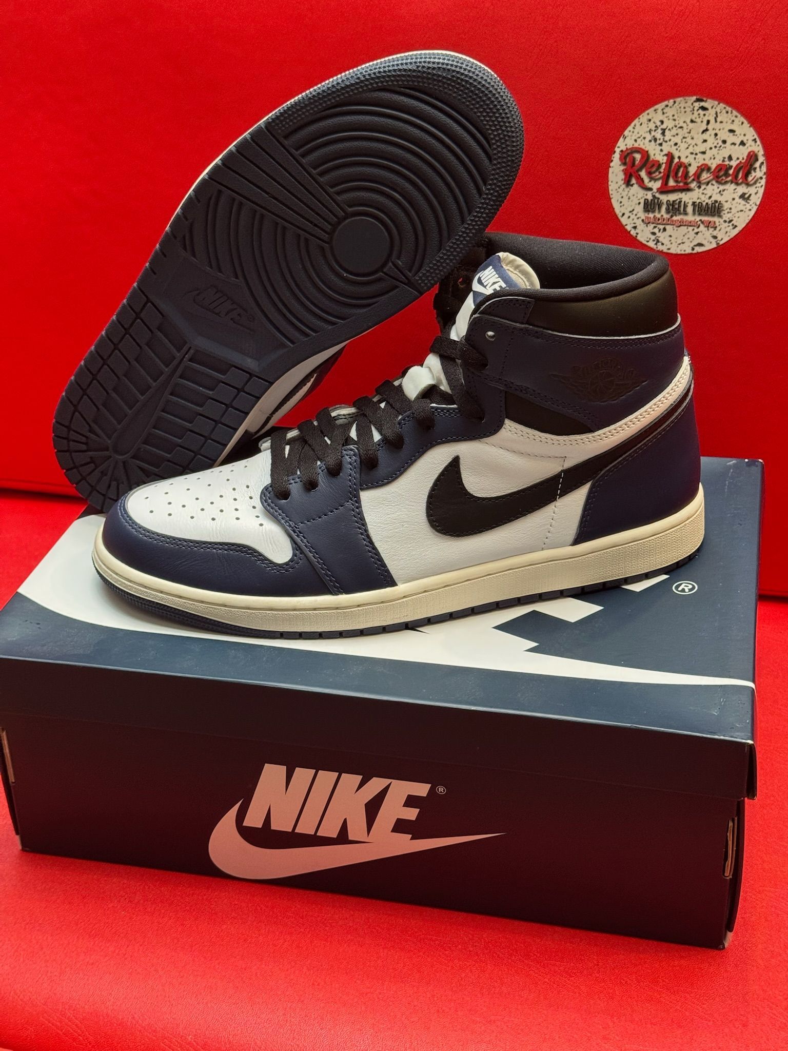 12M Jordan 1 High Midnight Navy