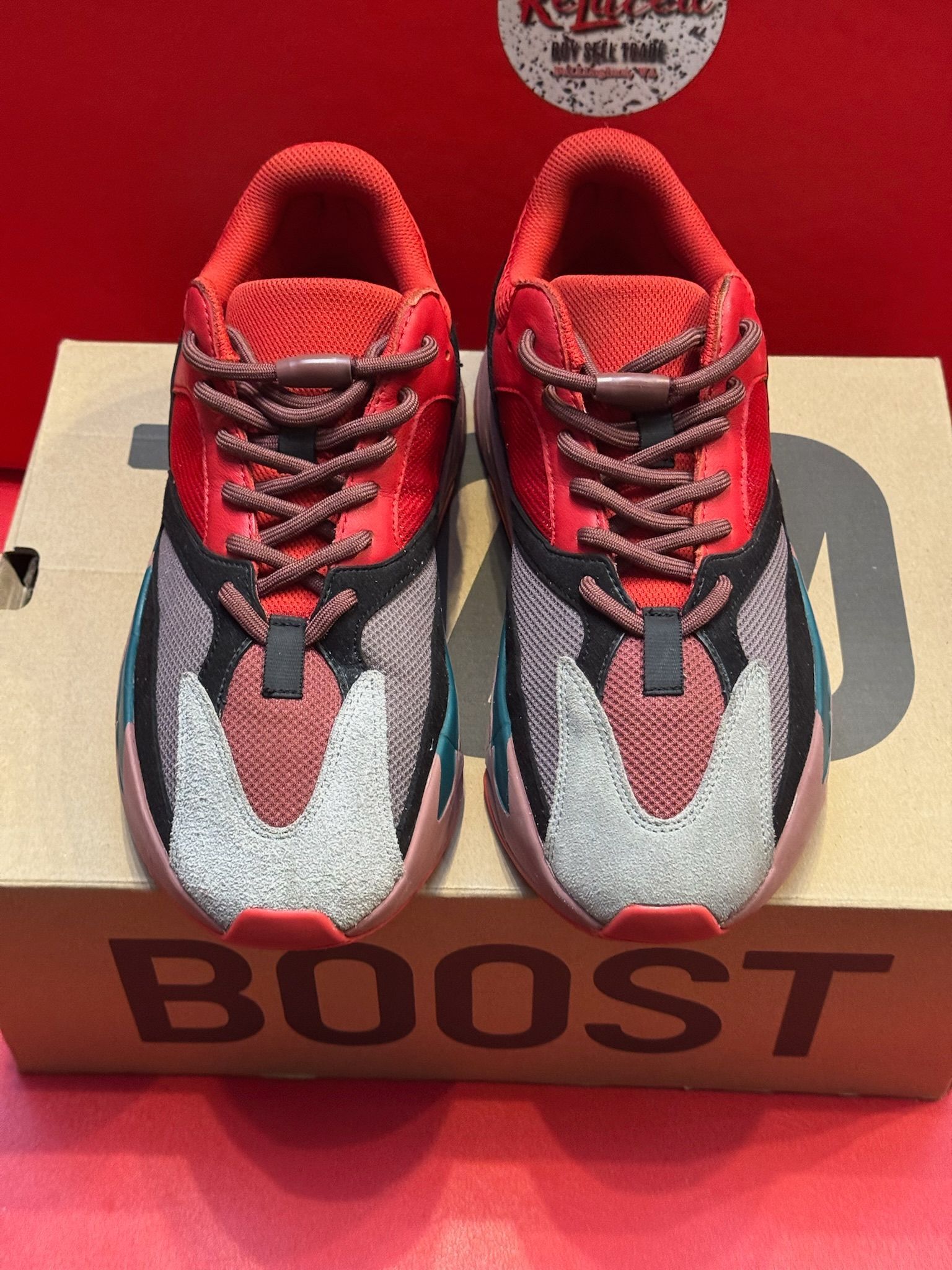 10M Adidas Yeezy Boost 700 Hi-Res Red