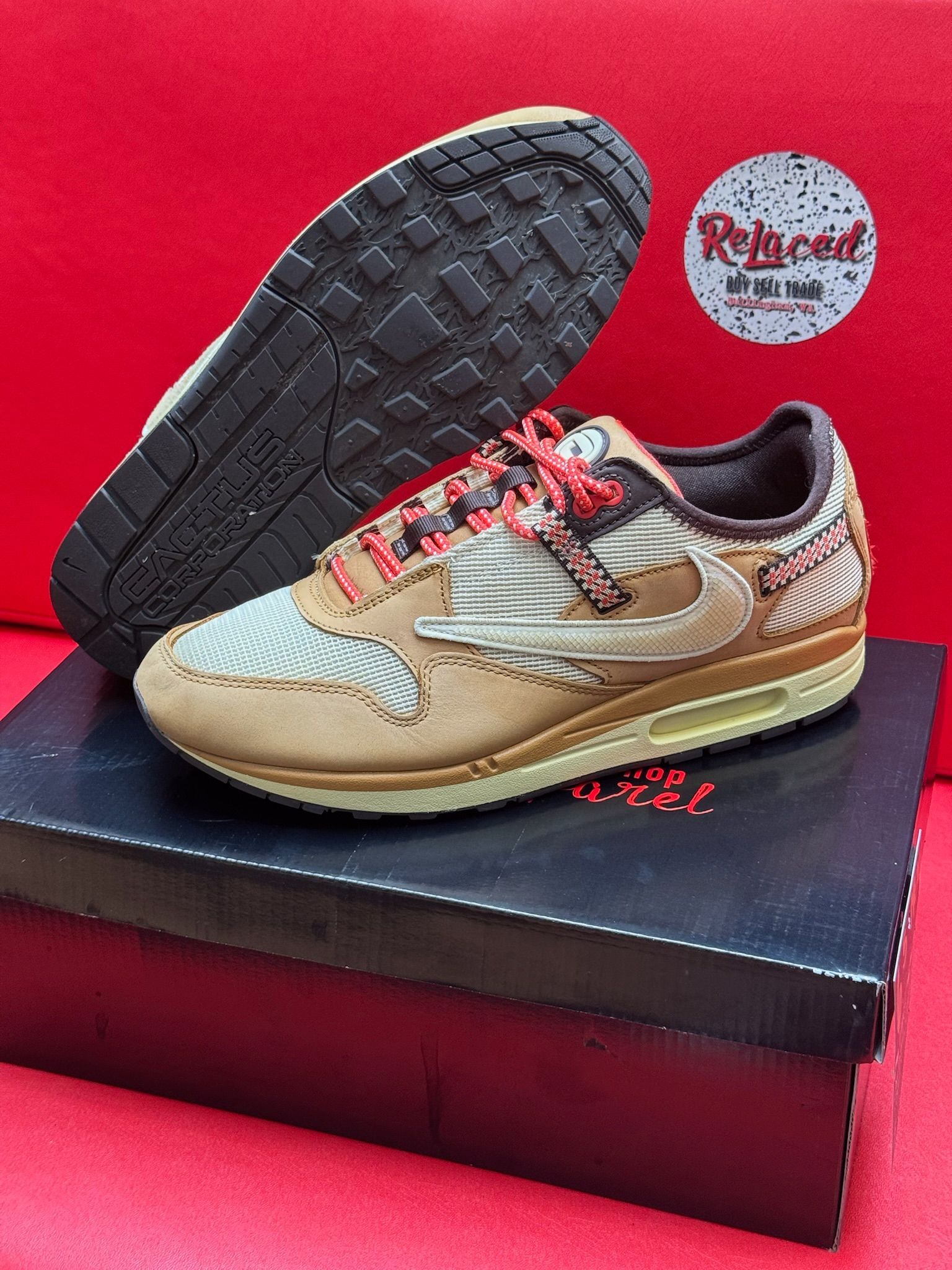 11M Travis Scott Airmax 1 Lemon Wheat