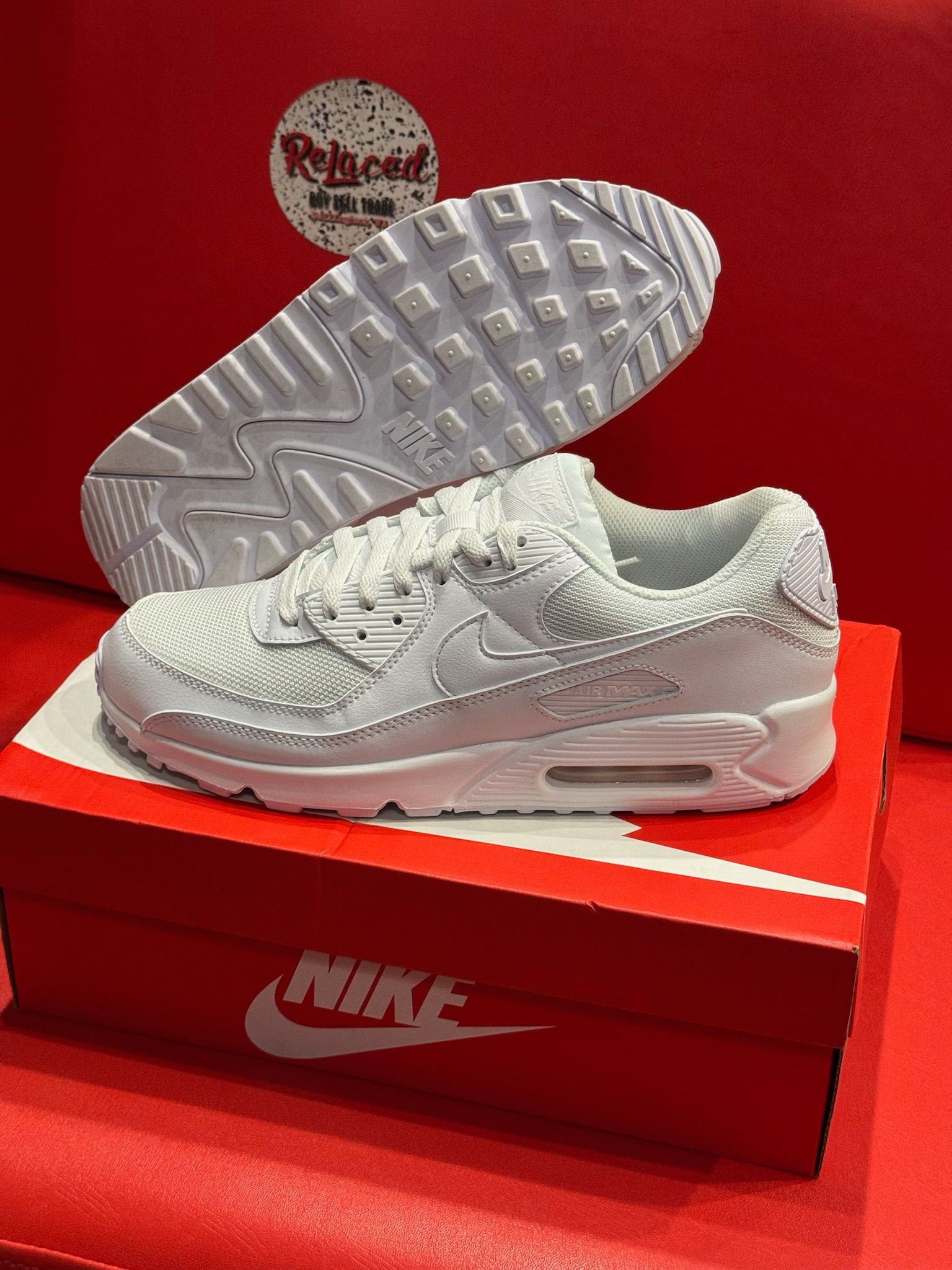 10.5M Air Max 90 Triple White
