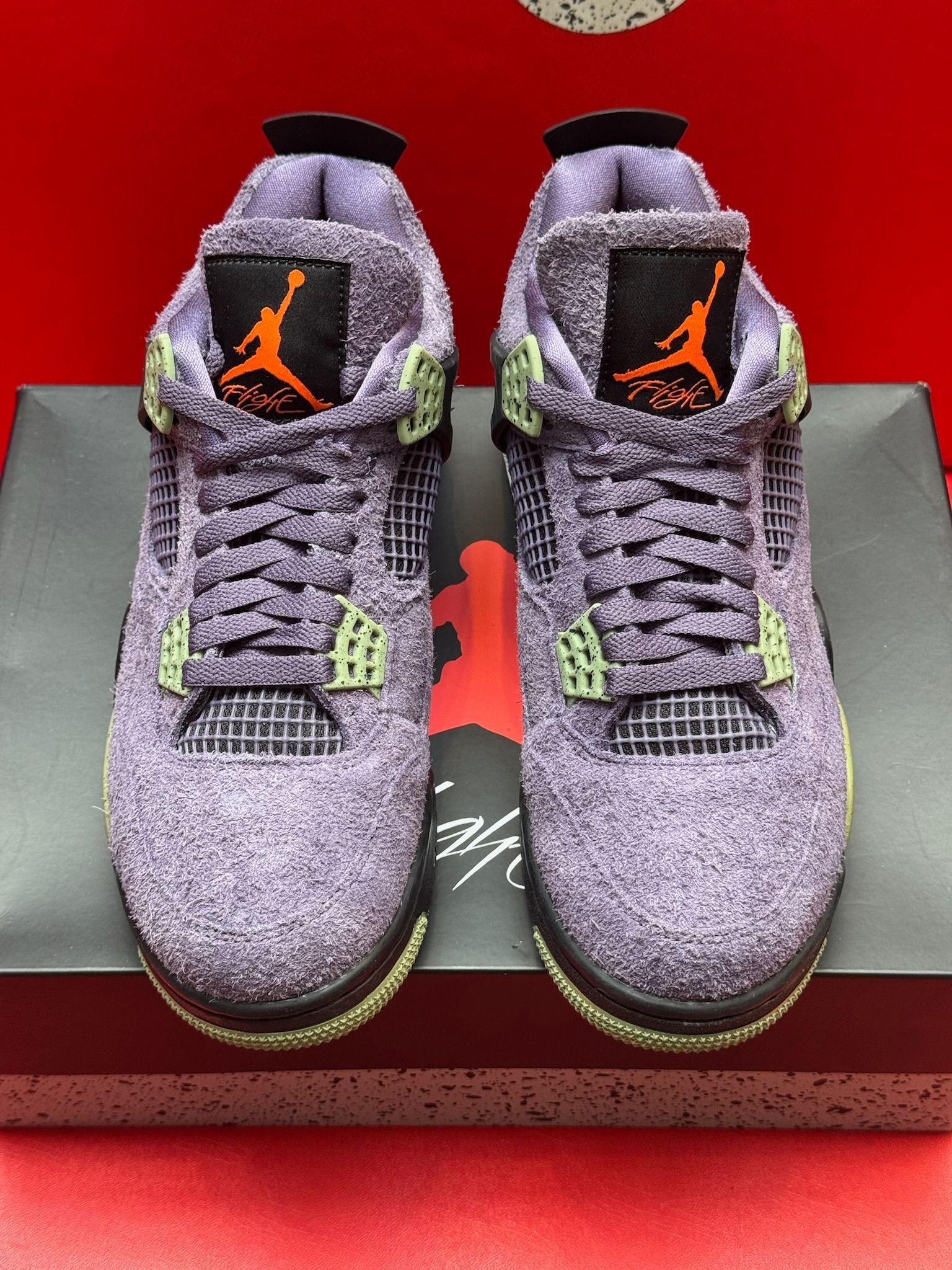 9.5W 8M Jordan 4 Retro Canyon Purple