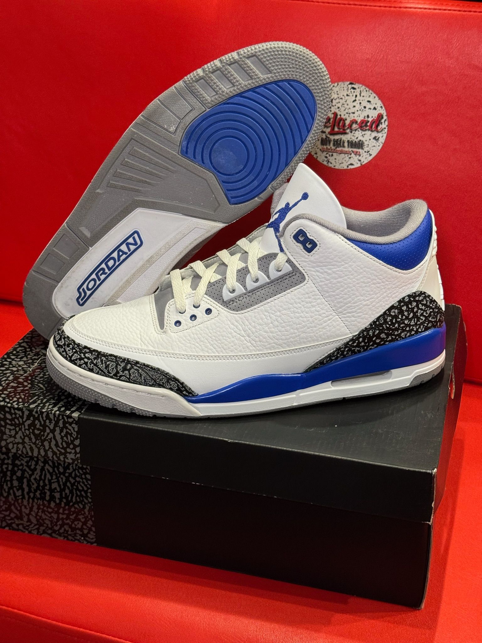13M Jordan 3 Retro Racer Blue