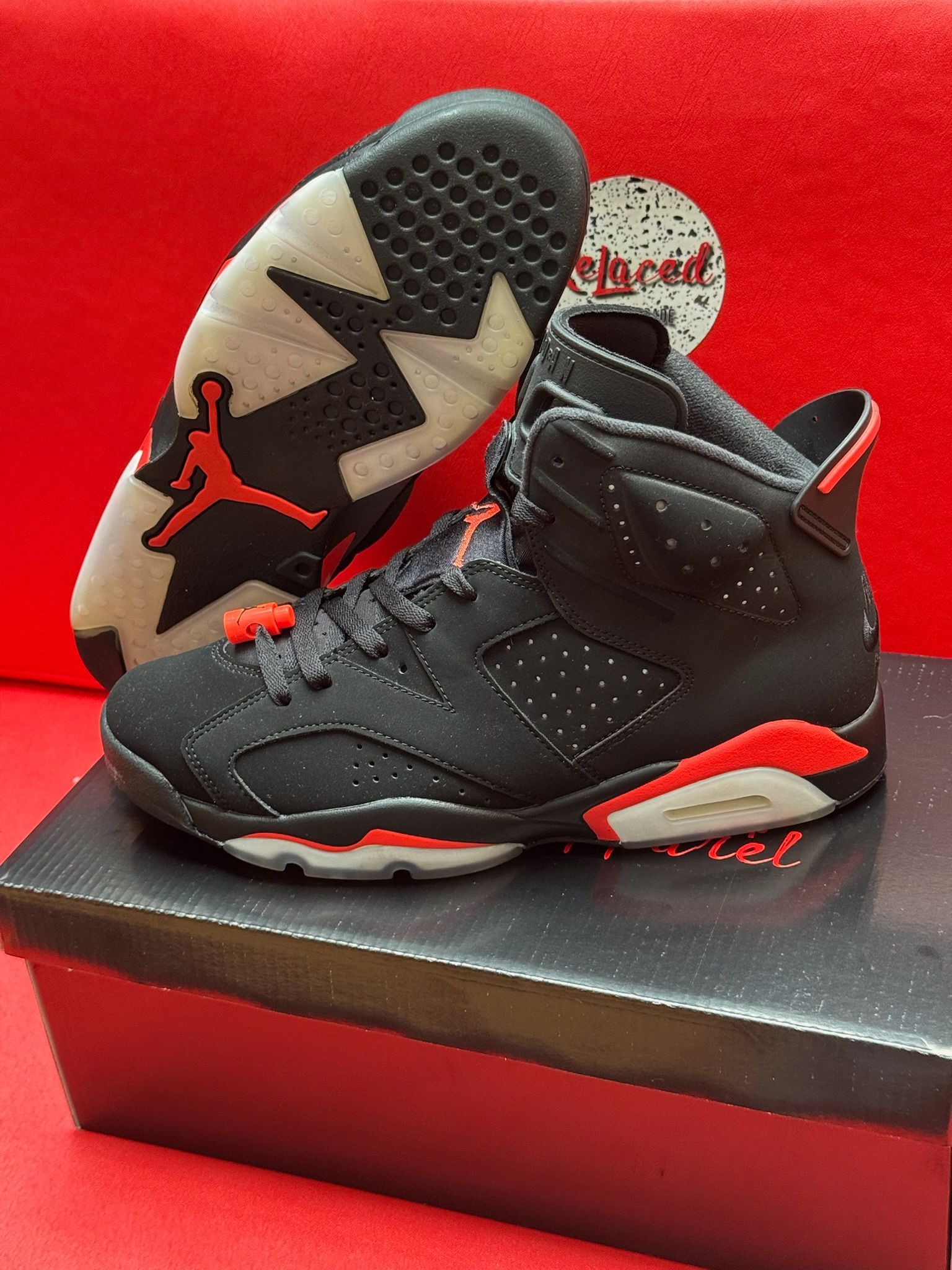 10.5M Jordan 6 Retro Black Infrared 2019