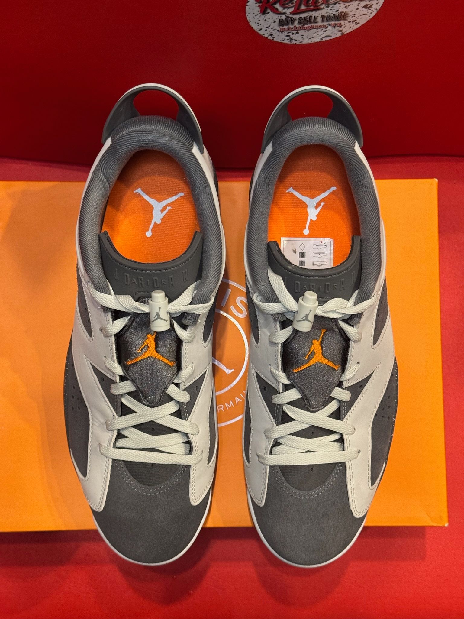12M Paris Saint Germain X Jordan 6 Low Iron Grey