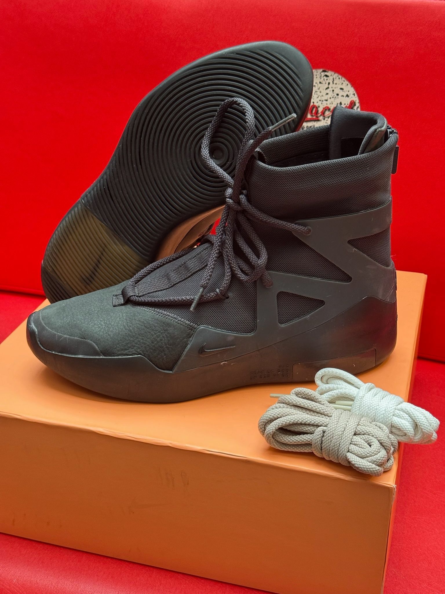 10M Nike Air Fear Of God 1 Triple Black