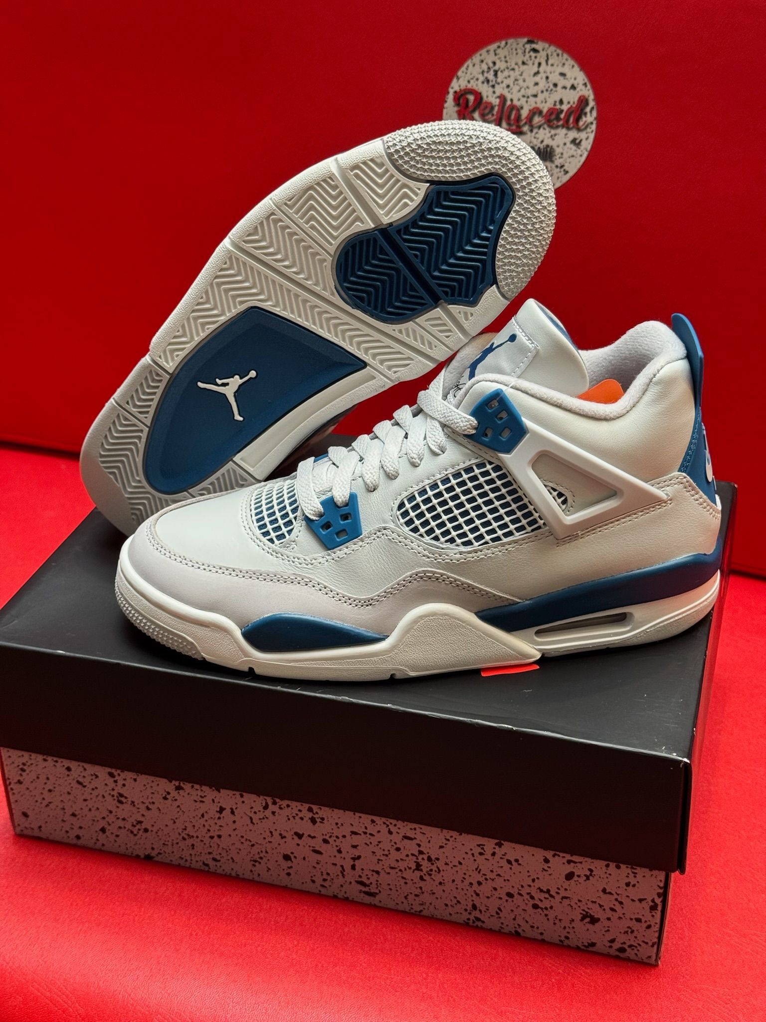 7Y 8.5W Jordan 4 Military Blue (2024)