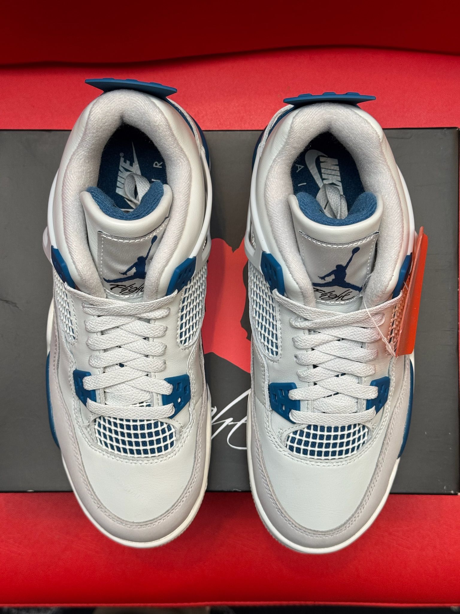 7Y 8.5W Jordan 4 Military Blue (2024)