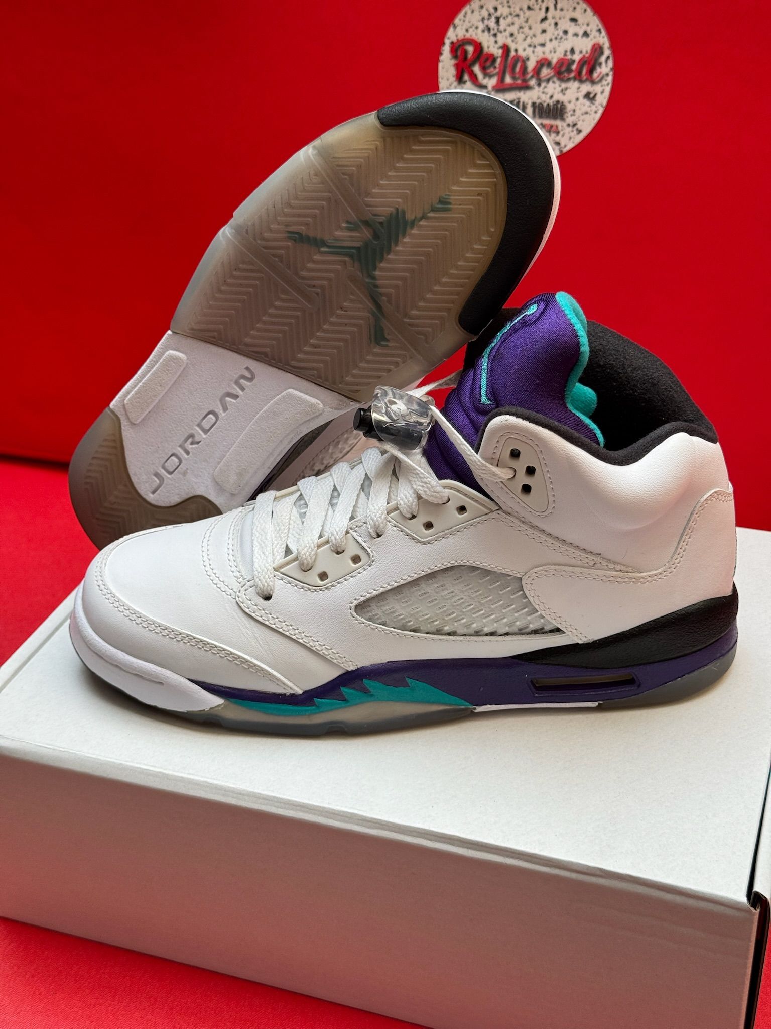 6Y Jordan 5 Grape