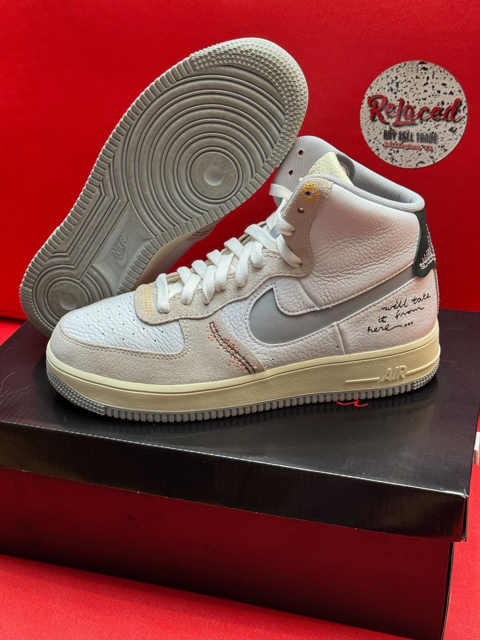 9.5M Air Force 1 High .We’ll Take it From Here.