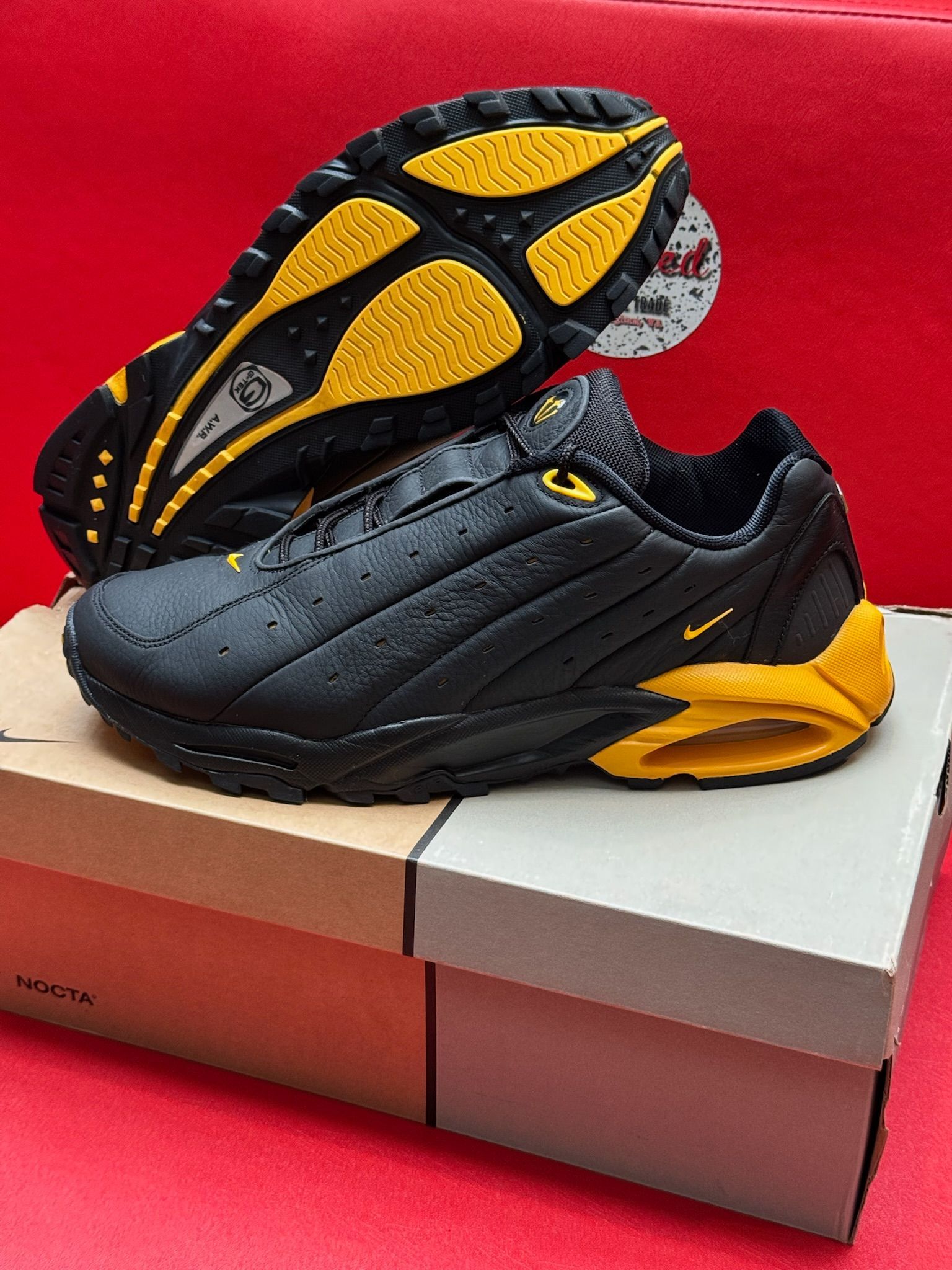 13M Nike Hot Step Air Terra Drake NOCTA Black Yellow