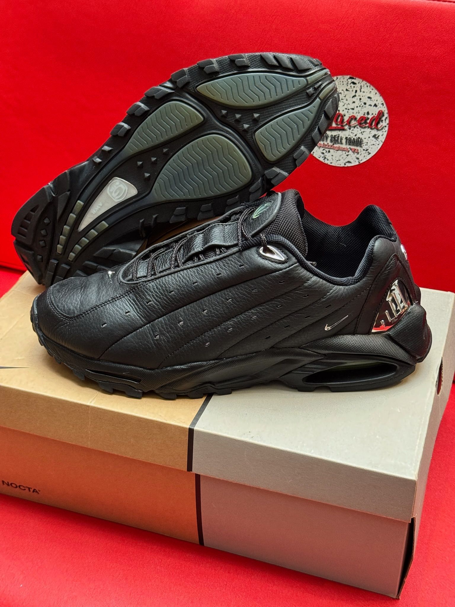 13M Nike Hot Step Air Terra Drake NOCTA Triple Black