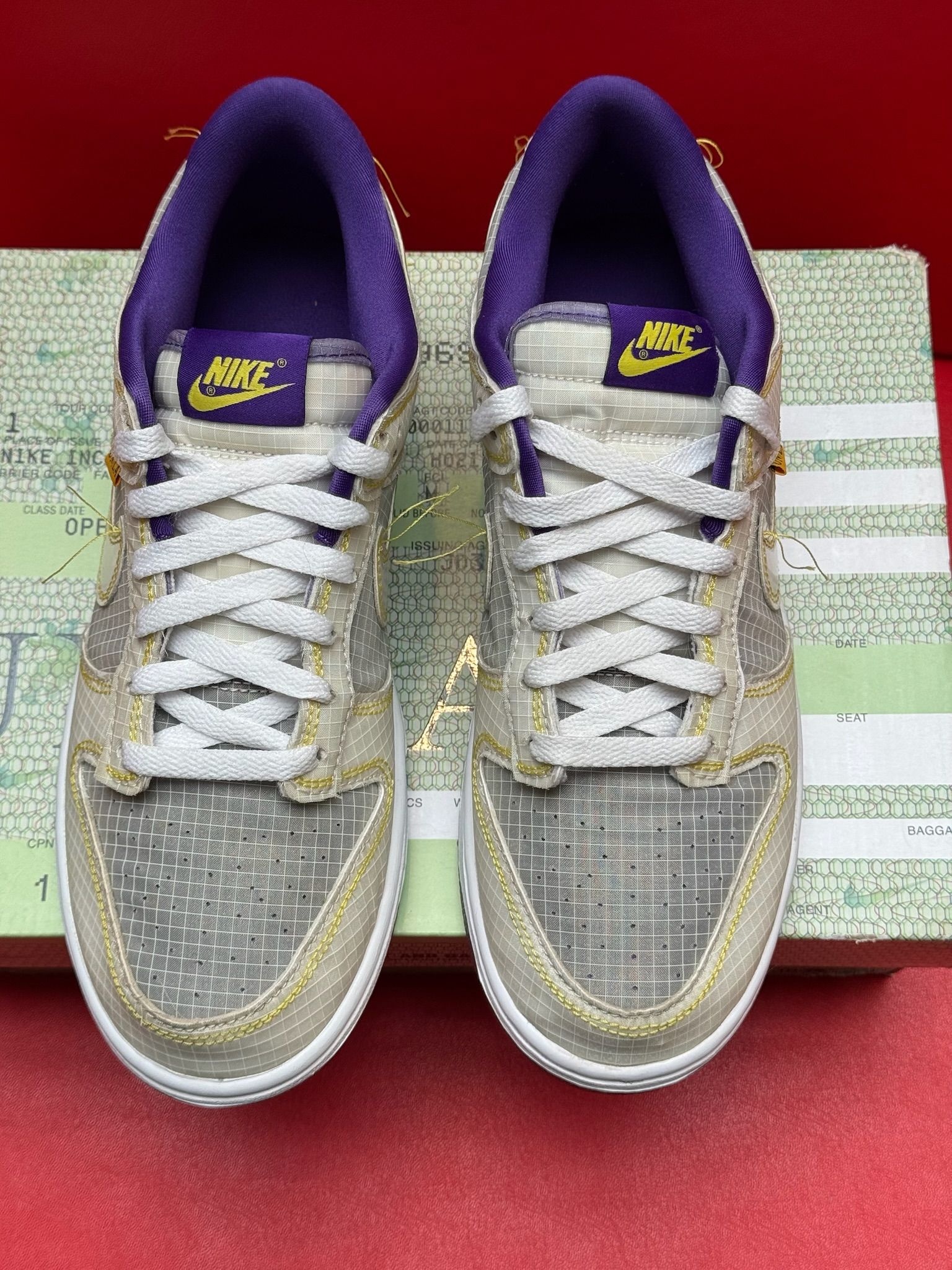 8M Nike Dunk Low Union Passport Pack Court Purple