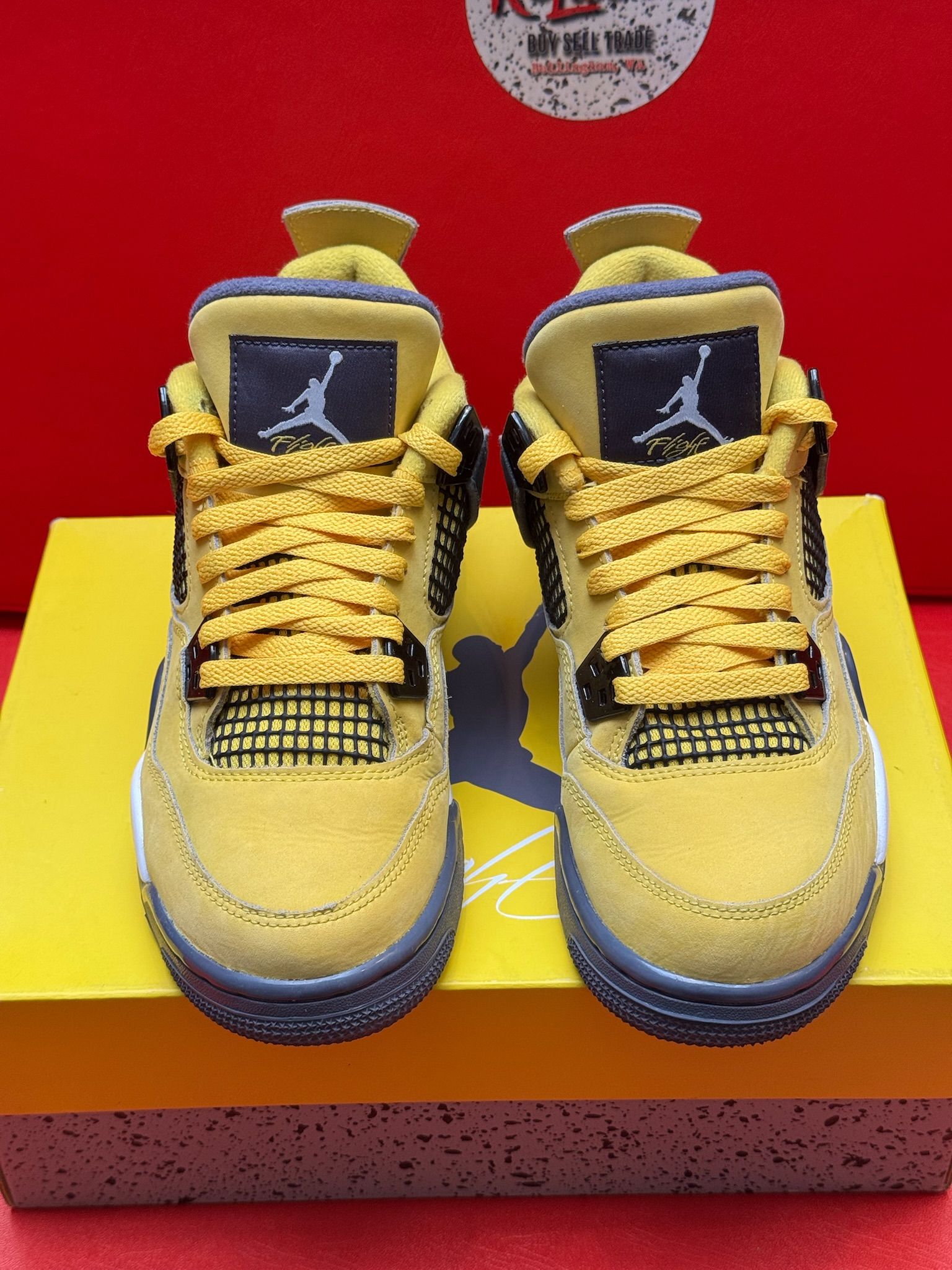 5Y 6.5W Jordan 4 Retro Lightning