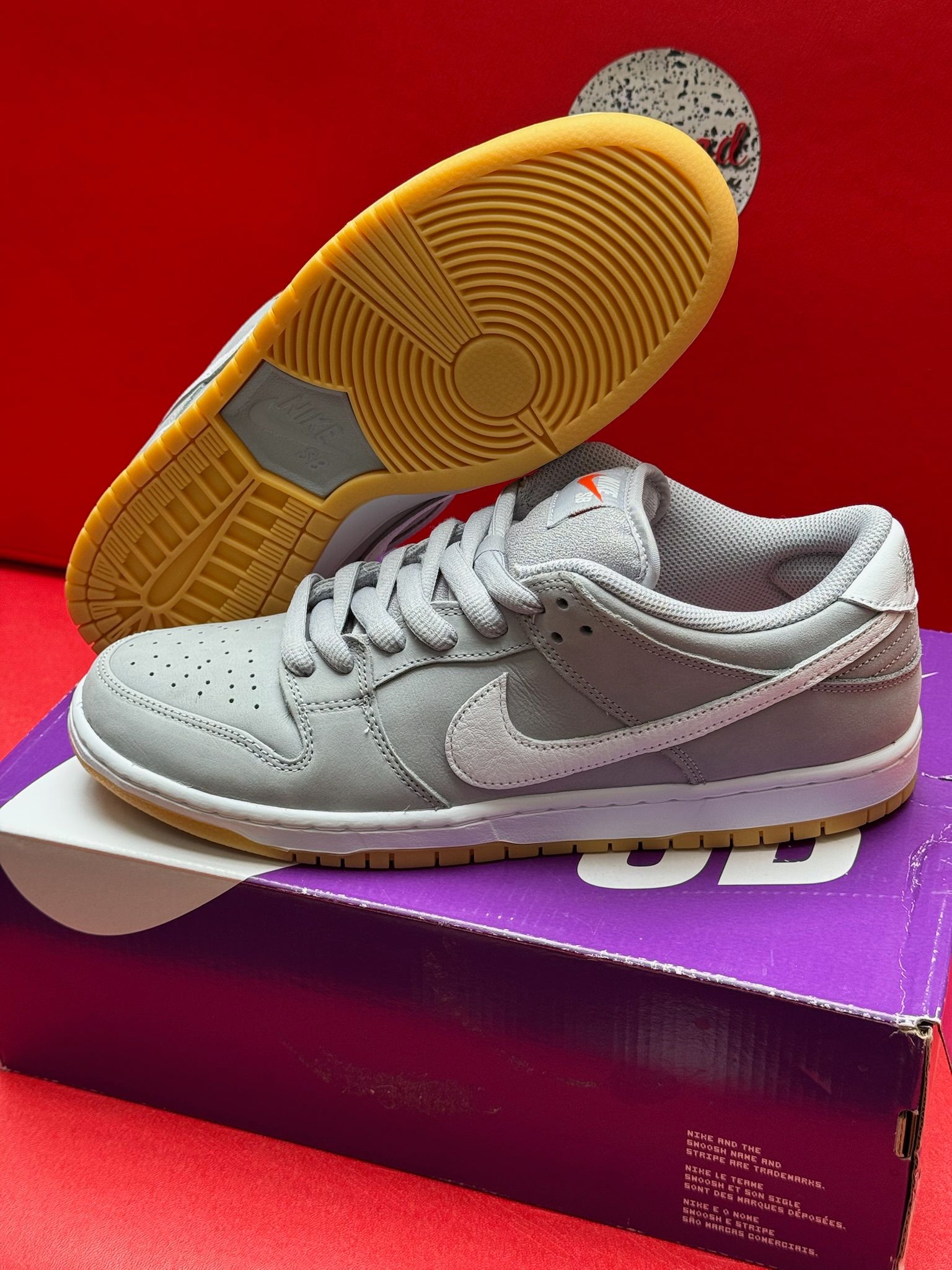 10M Dunk Low Pro ISO SB Wolf Grey Gum