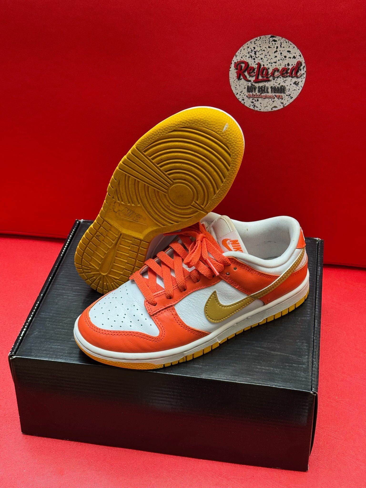 6.5W Nike Dunk Low Orange University Gold