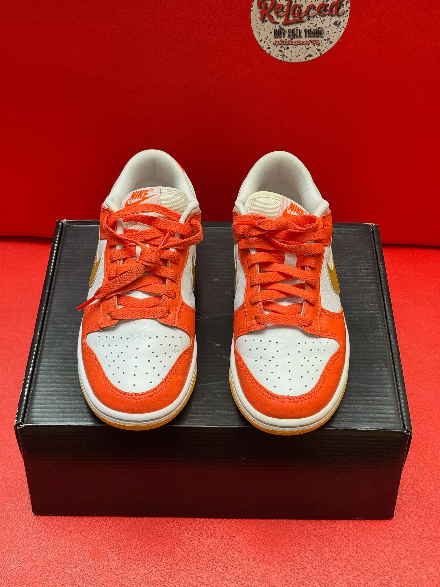 6.5W Nike Dunk Low Orange University Gold