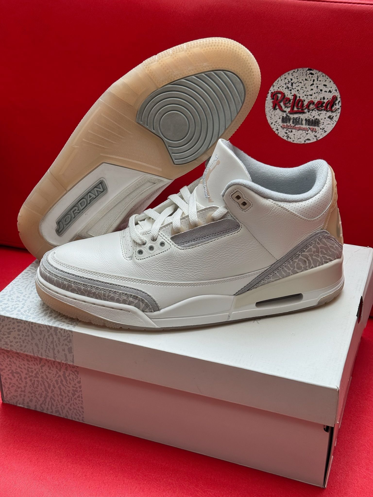 12M Jordan 3 Craft Ivory