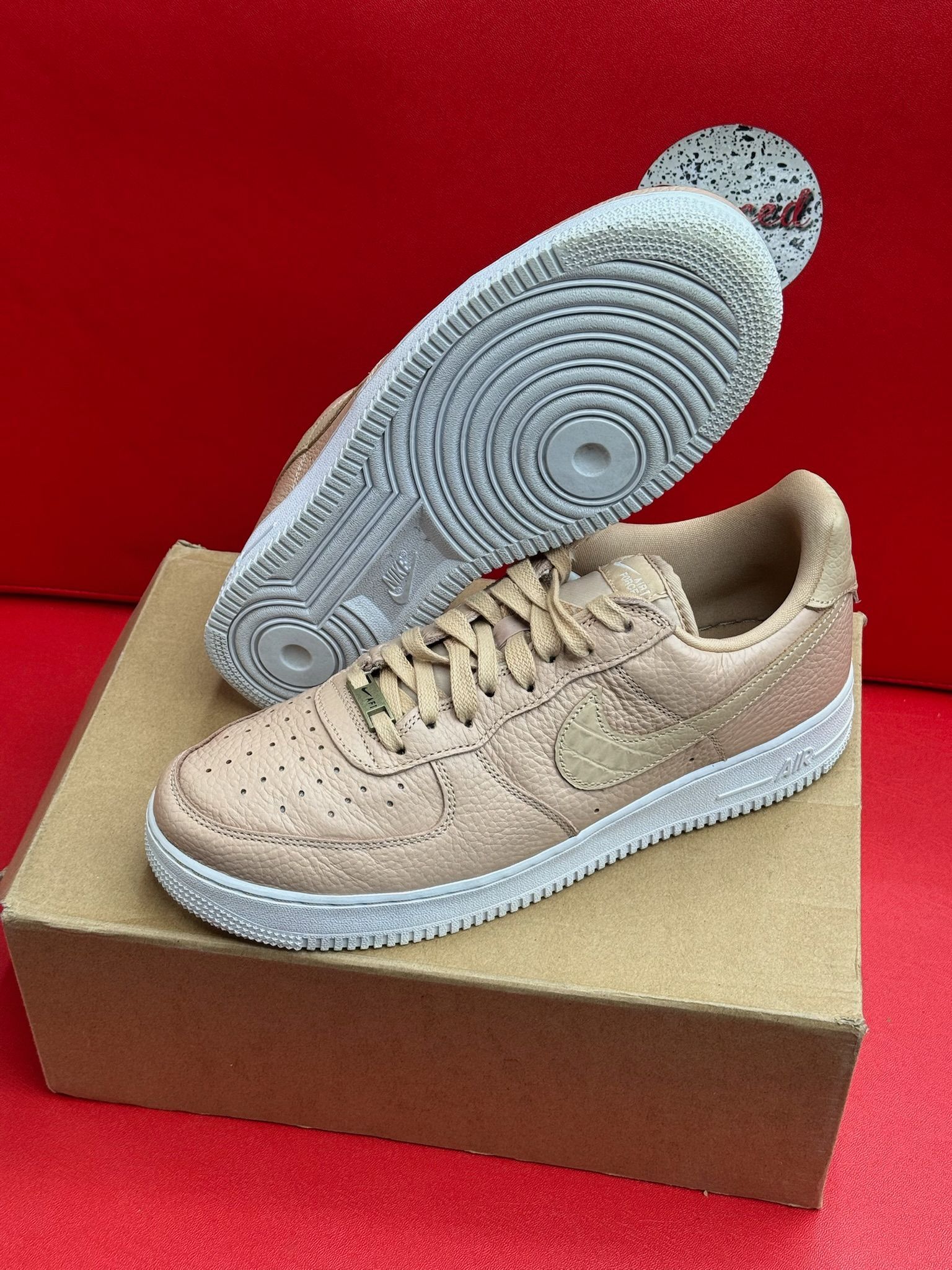 10.5M Air Force 1 ‘07 Craft Vachetta Tan