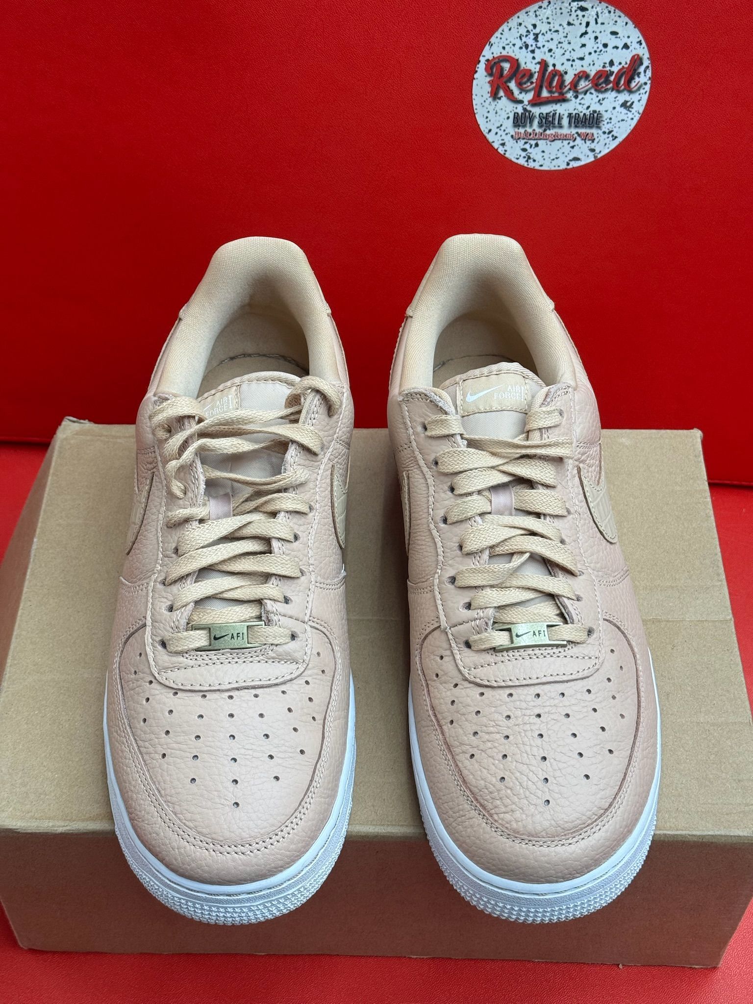 10.5M Air Force 1 ‘07 Craft Vachetta Tan