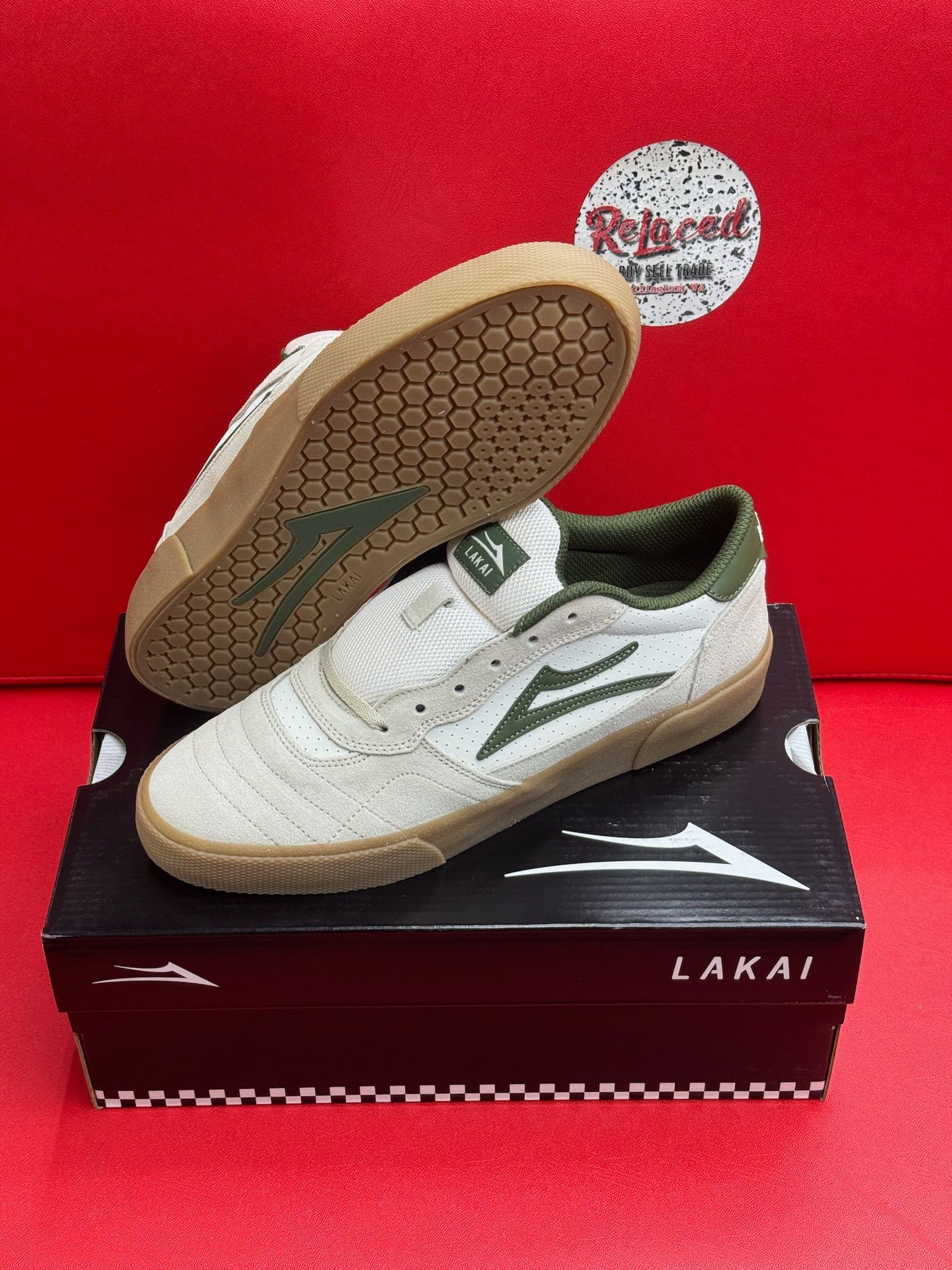 M9 Lakai Cambridge Cream Suede