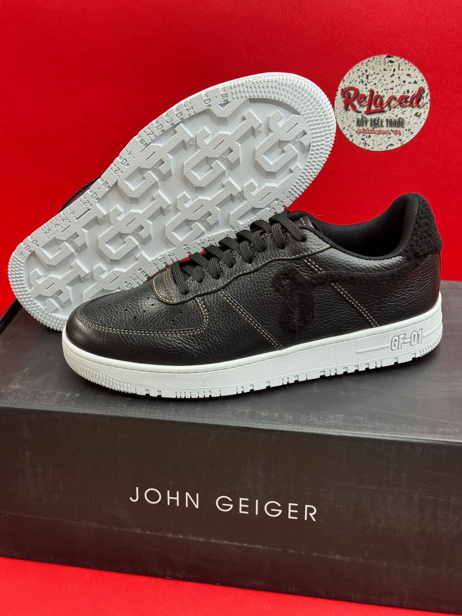 10M John Geiger GF-01 Blk Pebbled