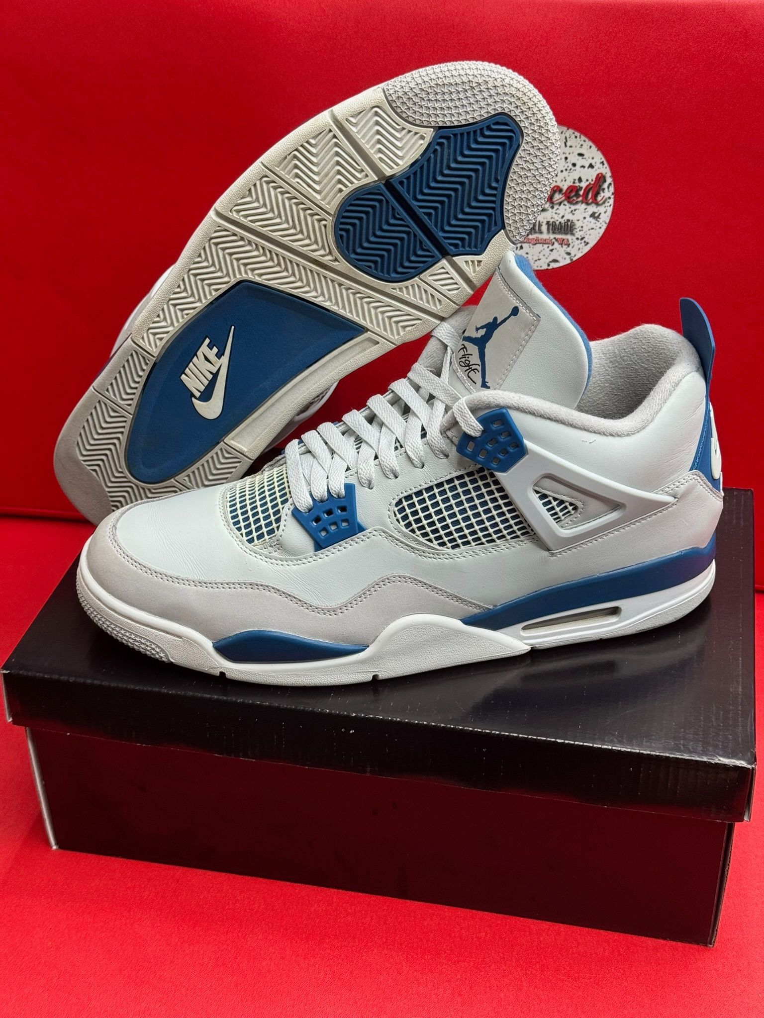 14M Jordan 4 Military Blue