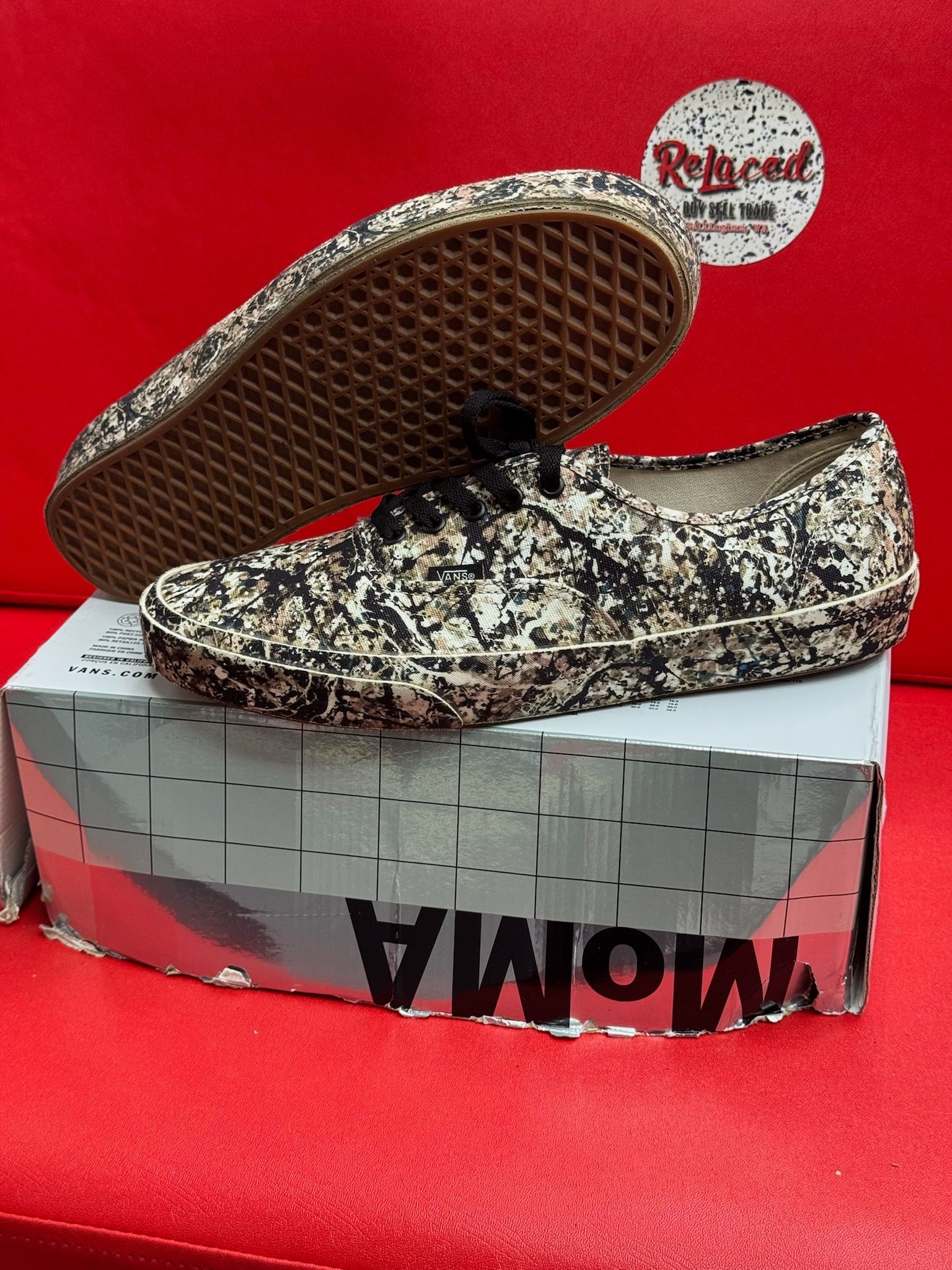 13M VANS Authentic MoMA Jackson Pollock