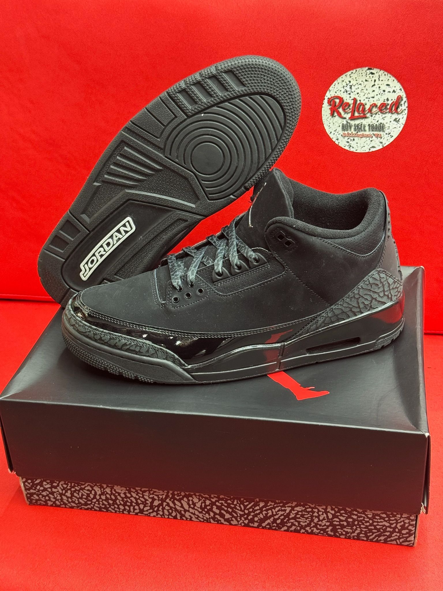 12M Jordan 3 Retro Black Cat