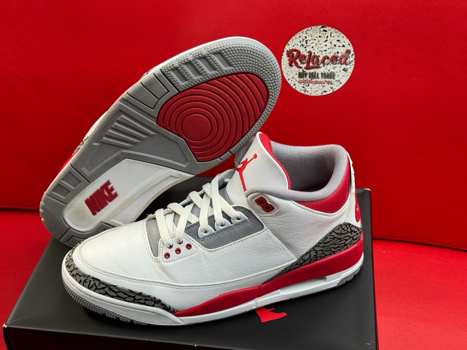 12M Jordan 3 Retro Fire Red 2022