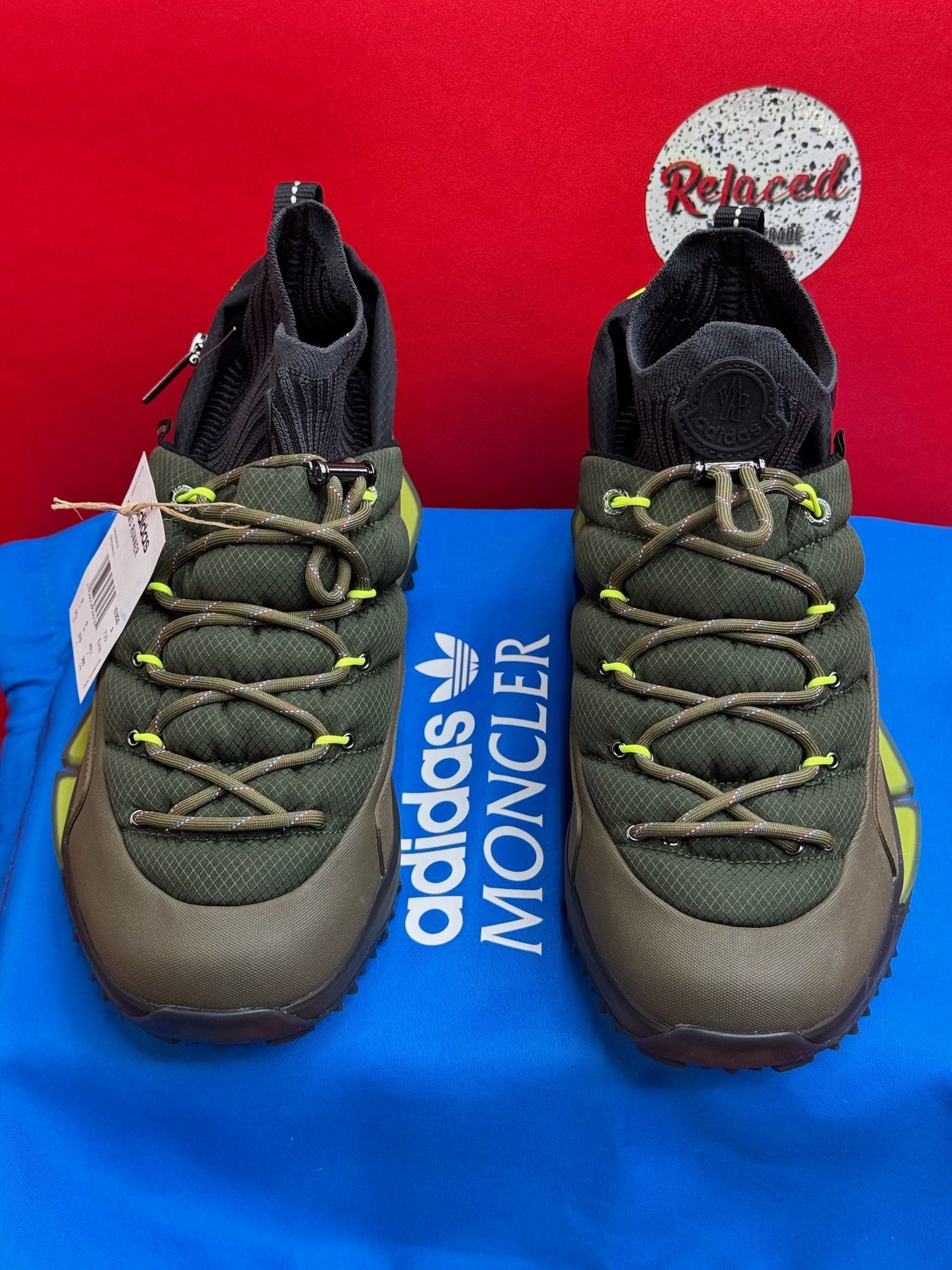 9.5M Adidas NMD Runner Moncler Olive Strata