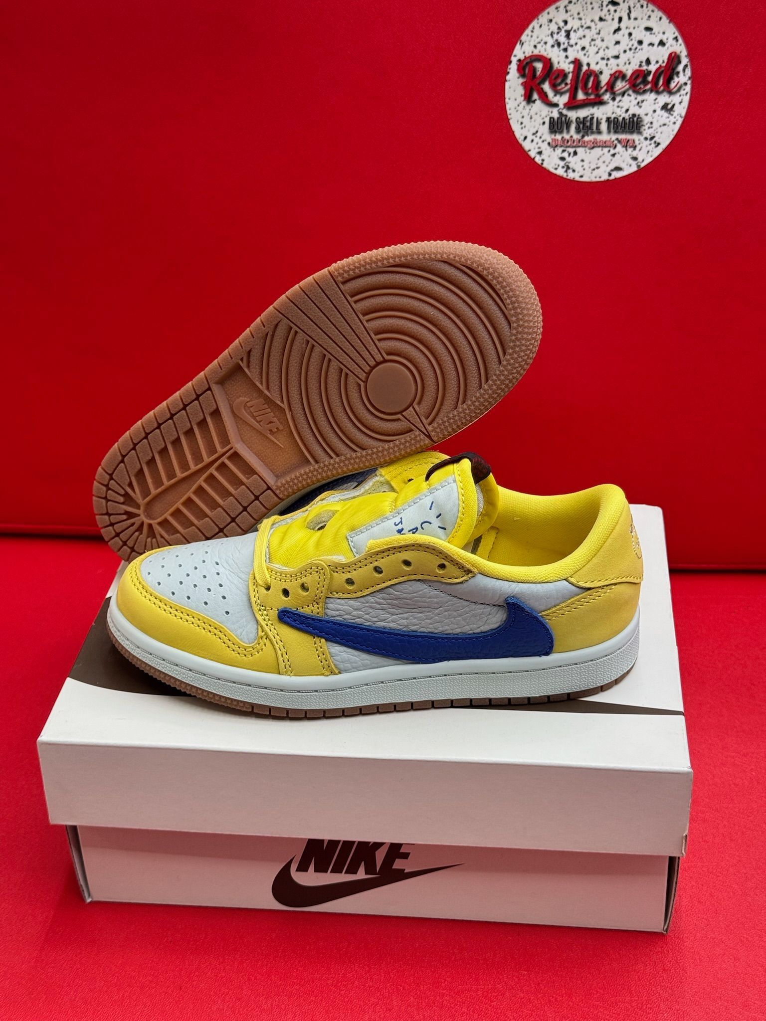 C13.5 Jordan 1 Retro Low OG SP Travis Scott Canary (PS)