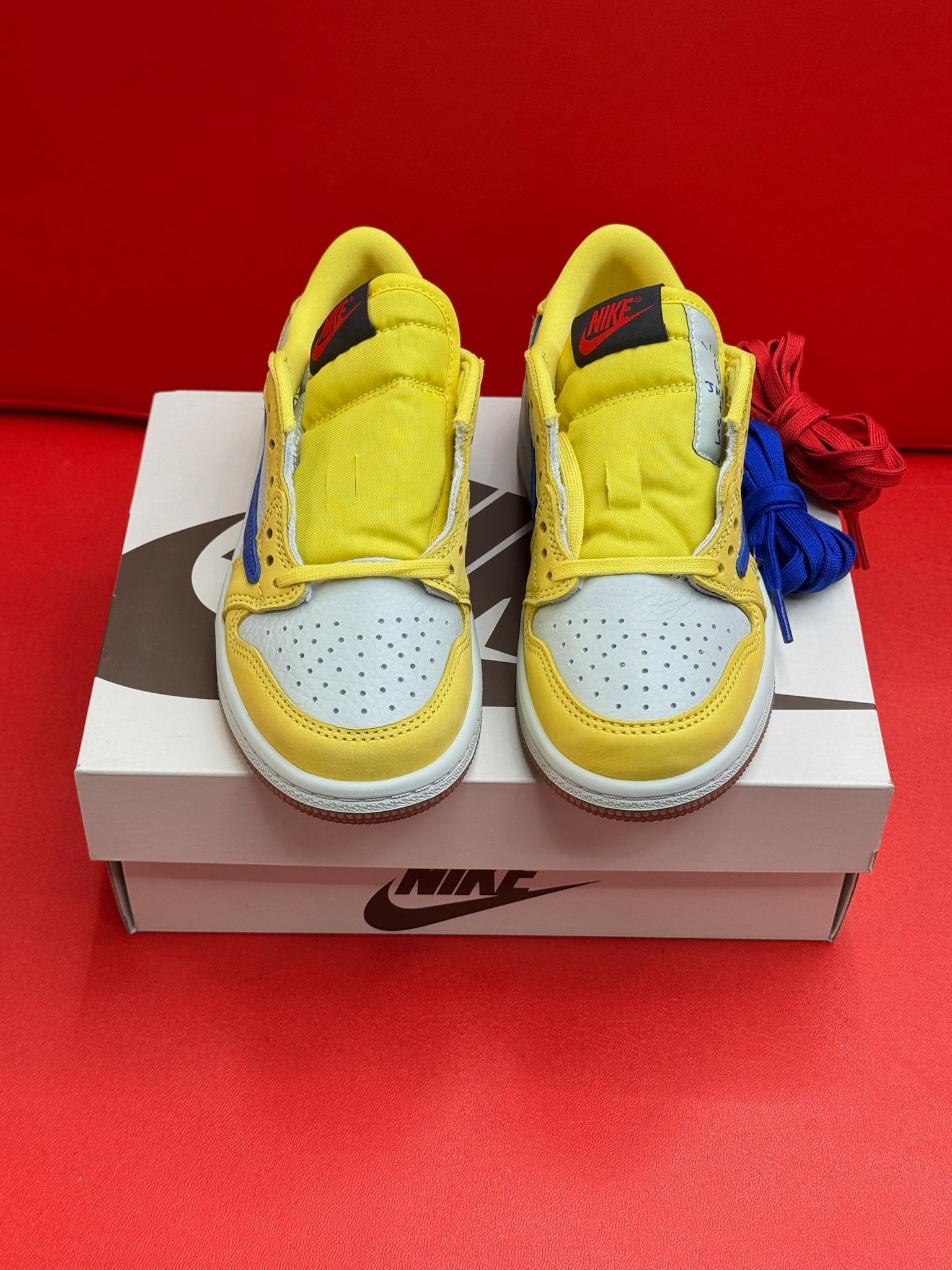 C13.5 Jordan 1 Retro Low OG SP Travis Scott Canary (PS)