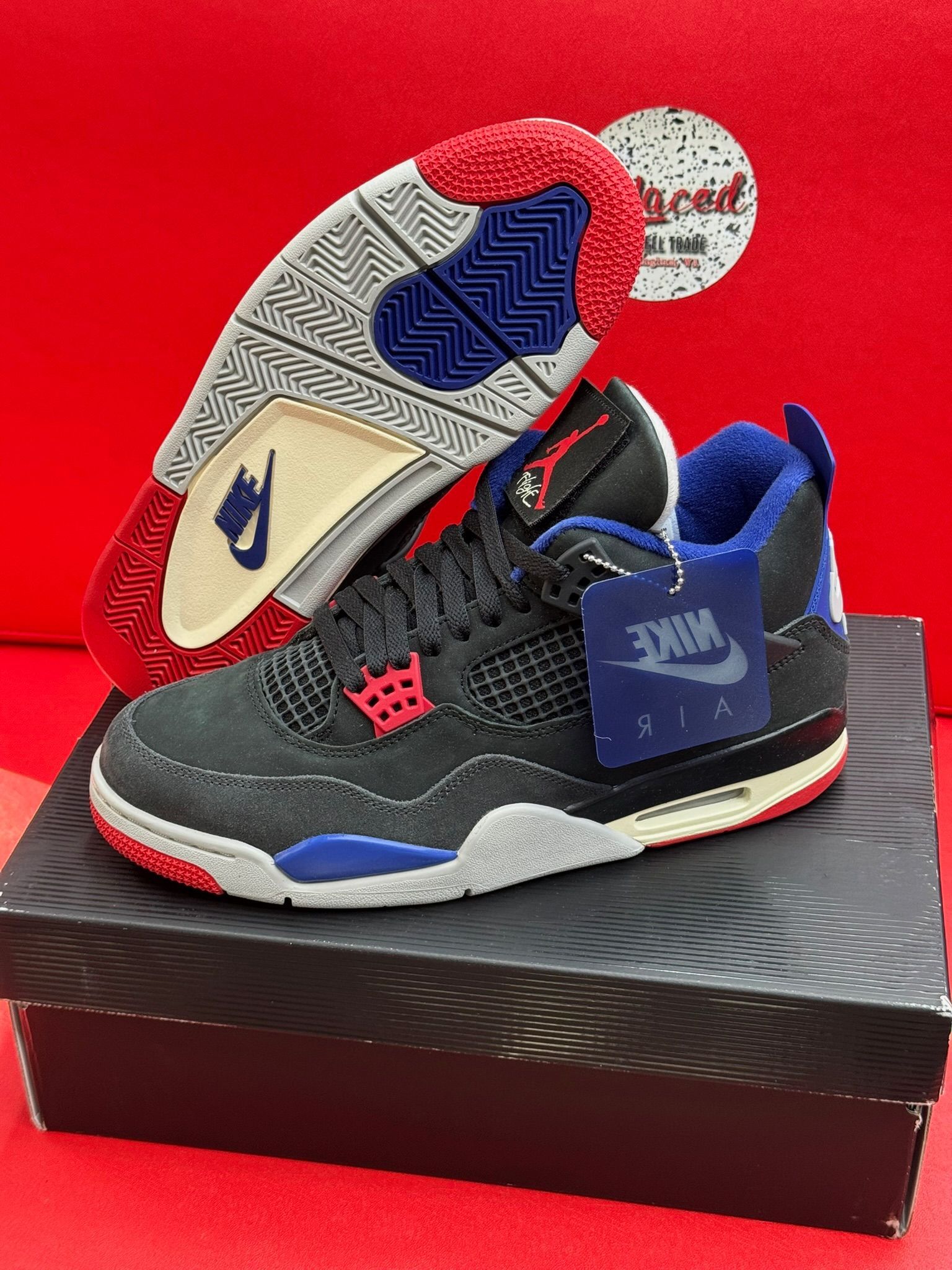9M Jordan 4 Retro Rare Air (wht letter)