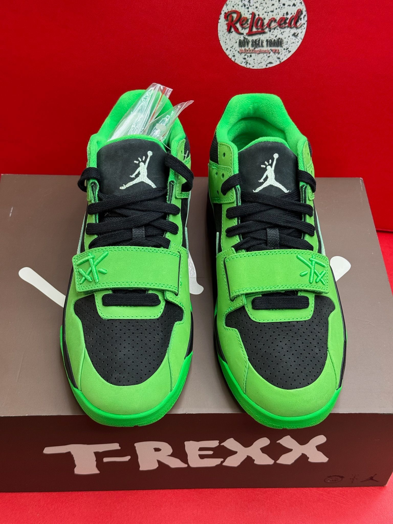 12M Travis Scott x Jordan JumpmanJack TR Green Spark