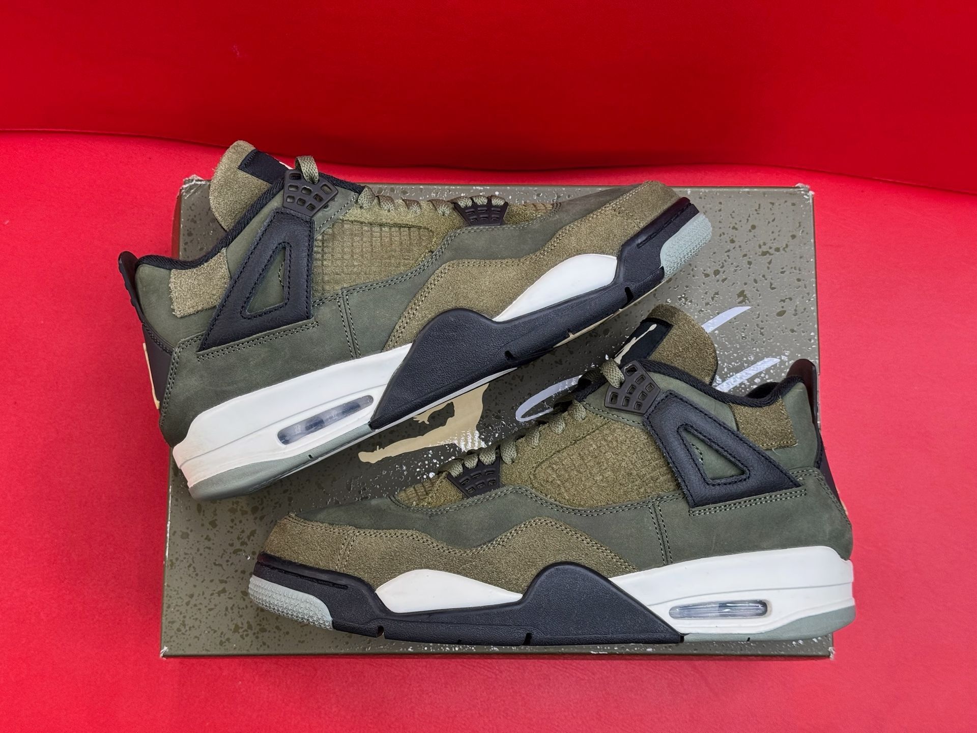 12M Jordan 4 Craft Med Olive Retro