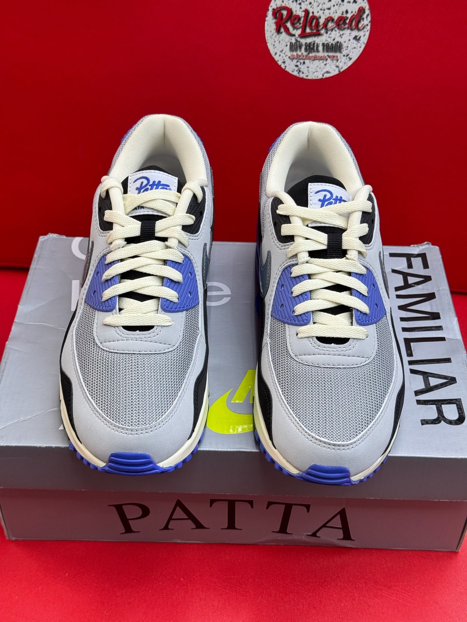 10M Patta X Nike AirMax 90 SP Sapphire