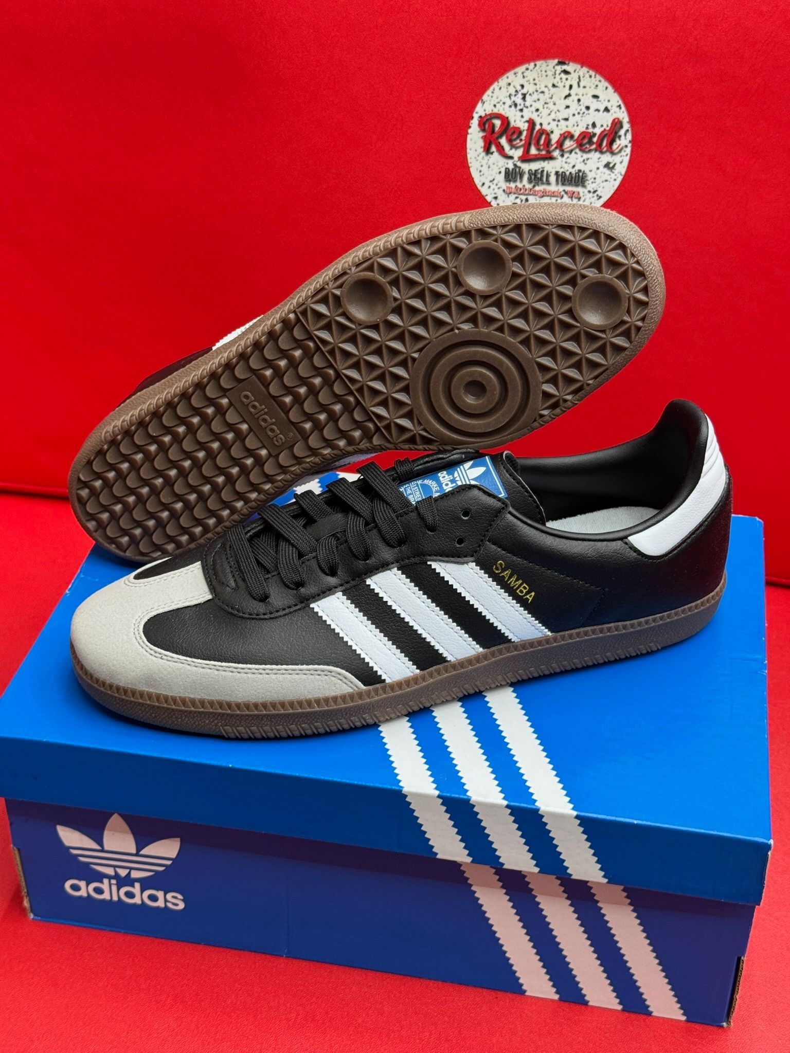 11M Adidas Samba Vegan Black Gum