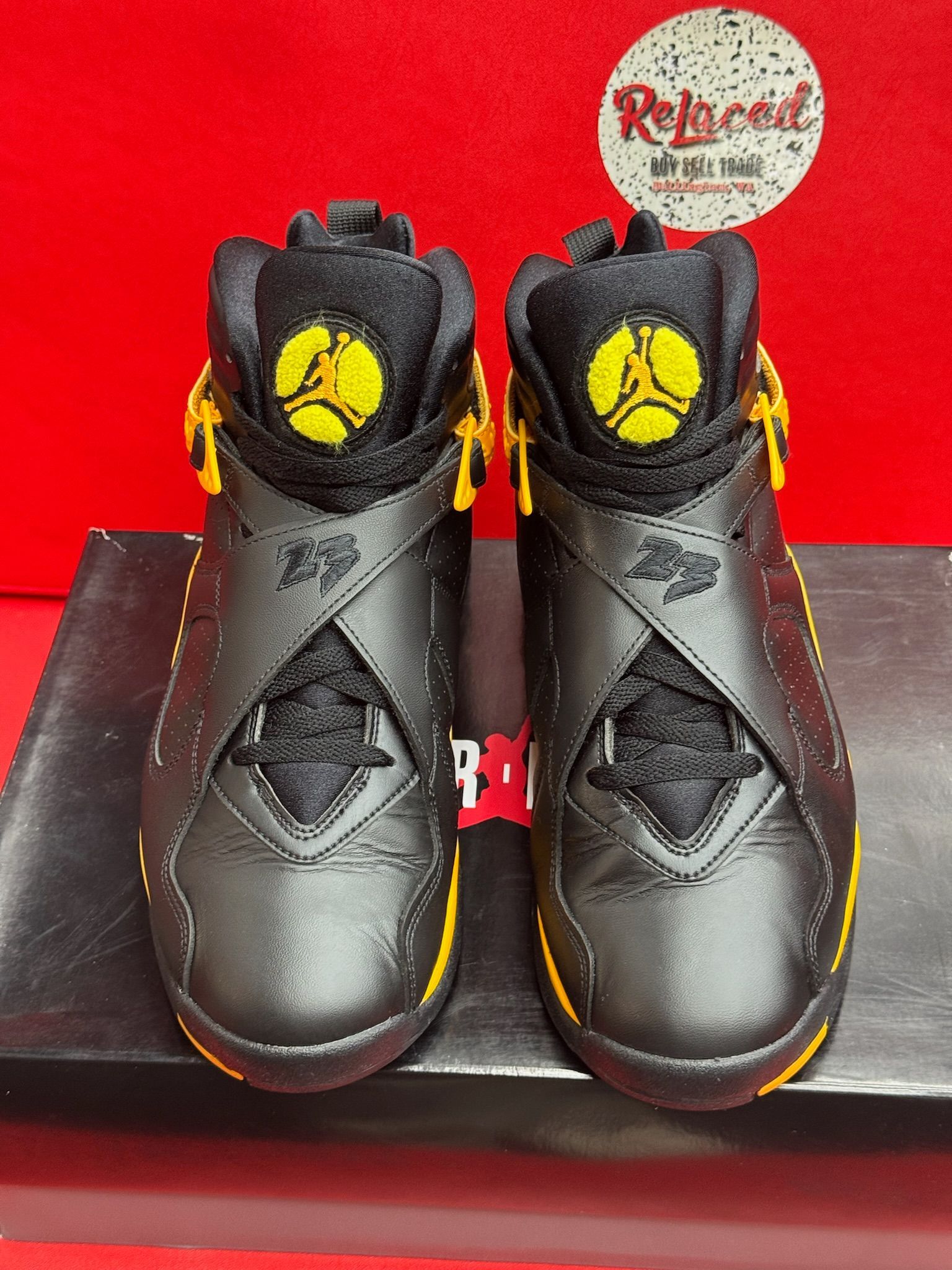 11.5W Jordan 8 Taxi Yellow Black