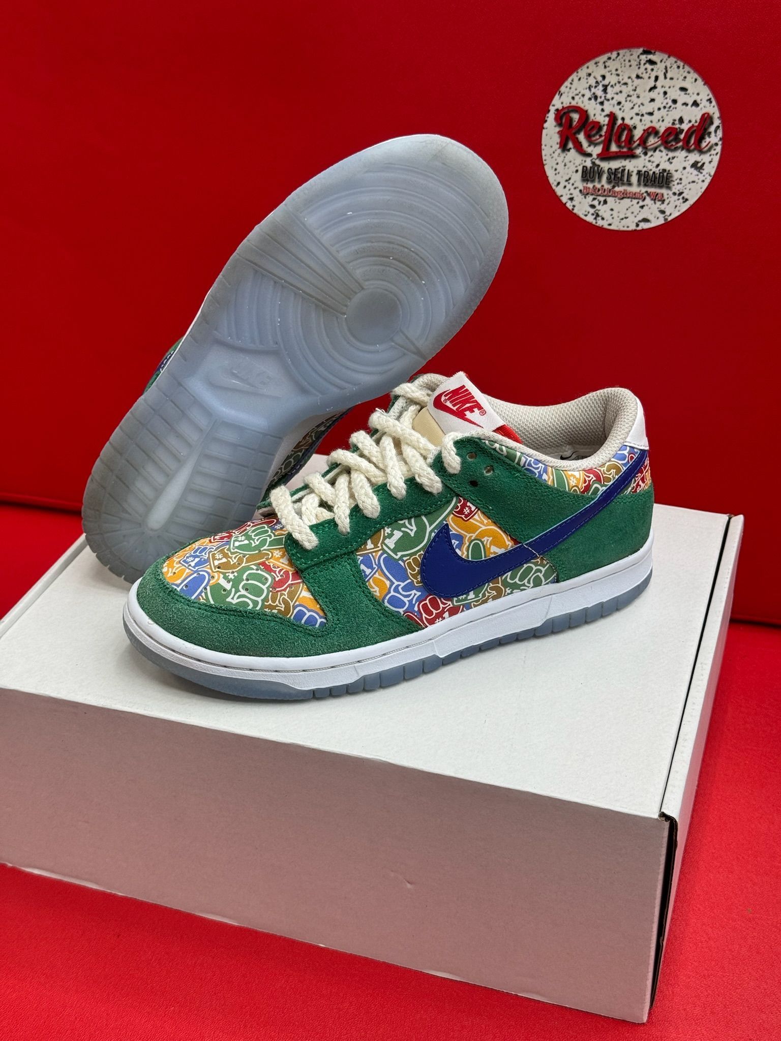 4Y 5.5W Nike Dunk Low Foam Finger (GS)