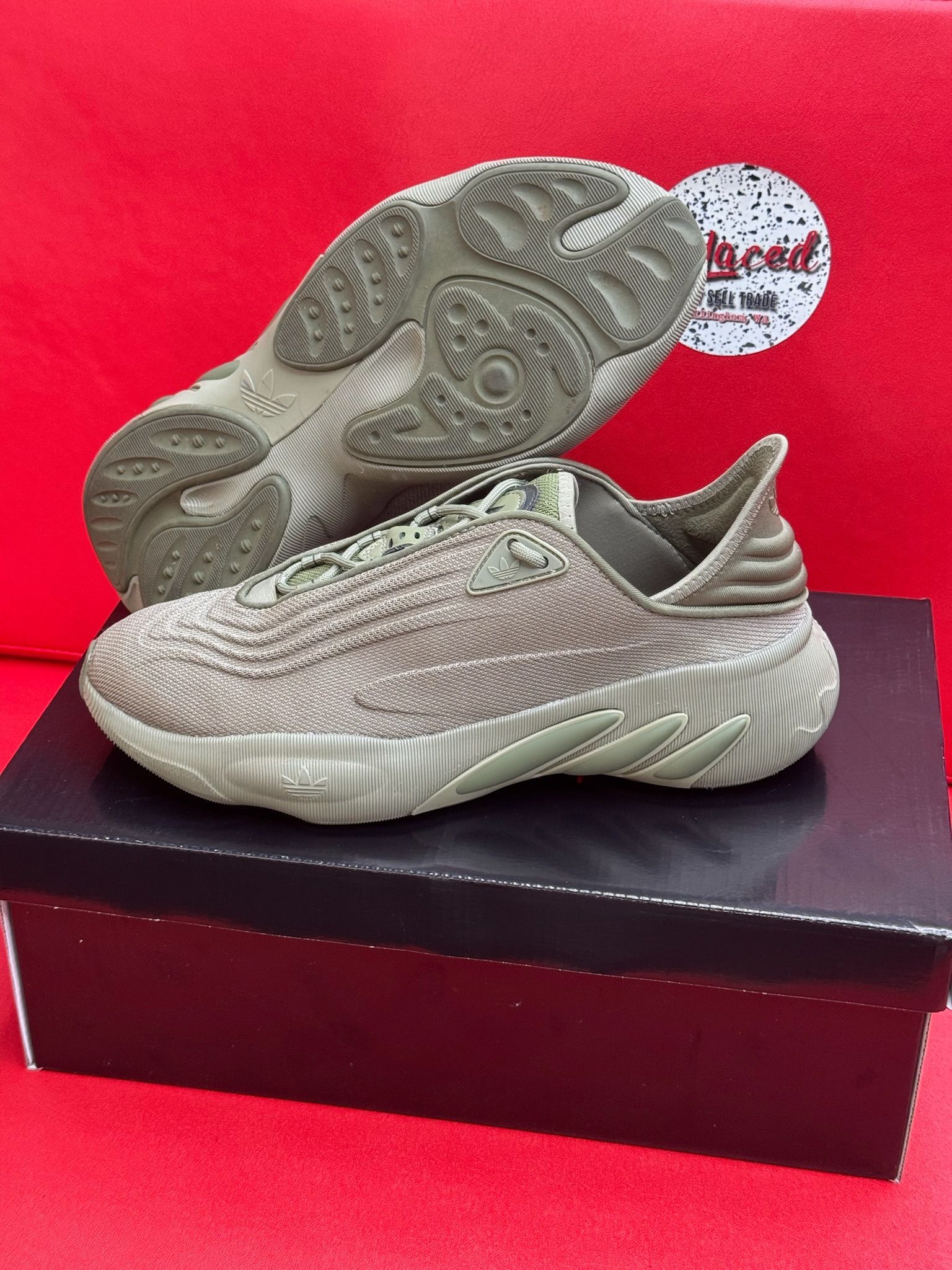 9.5M Adidas Adifoam SLTN Orbin Green