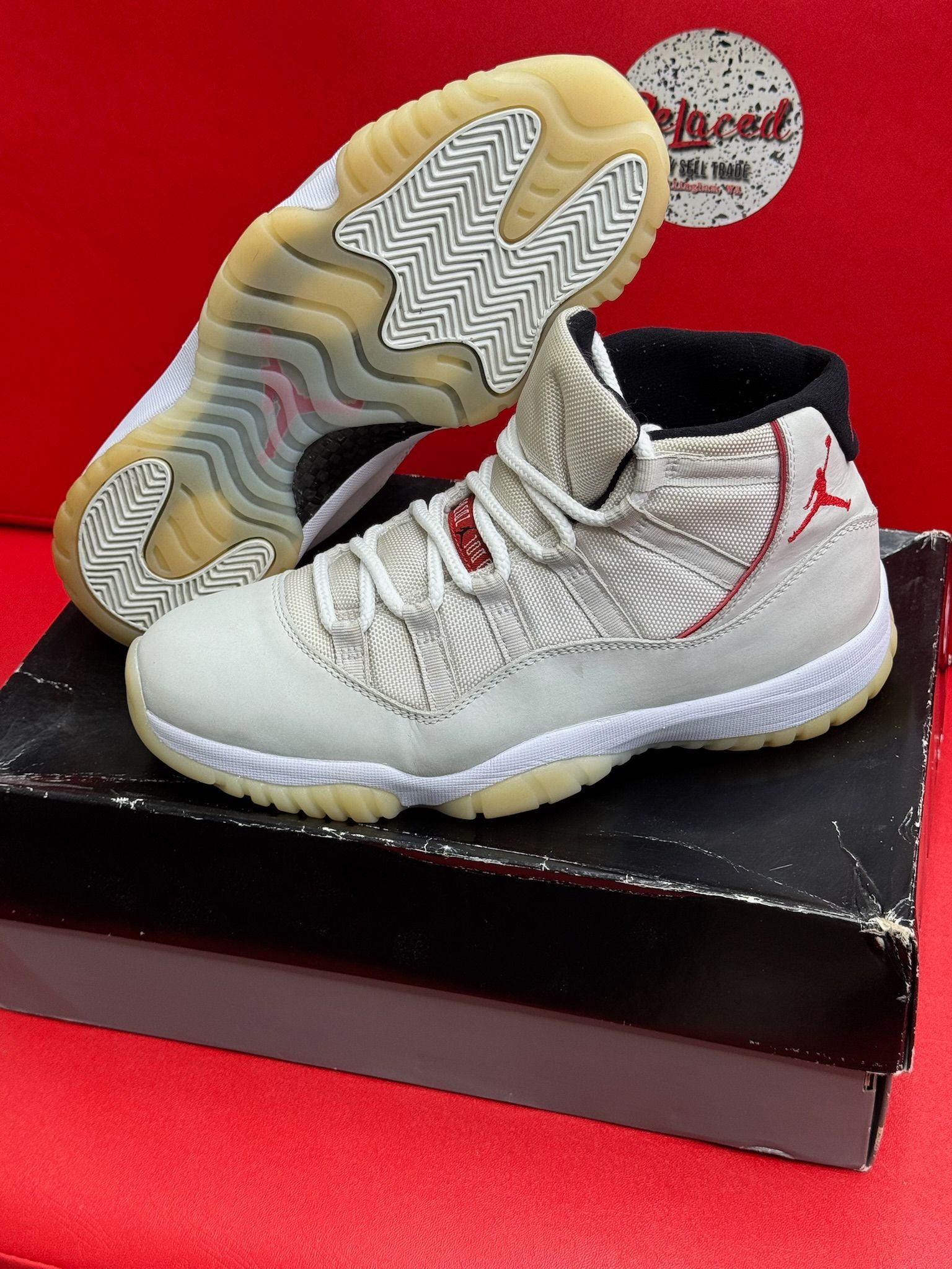10M Jordan 11 Platinum Tint