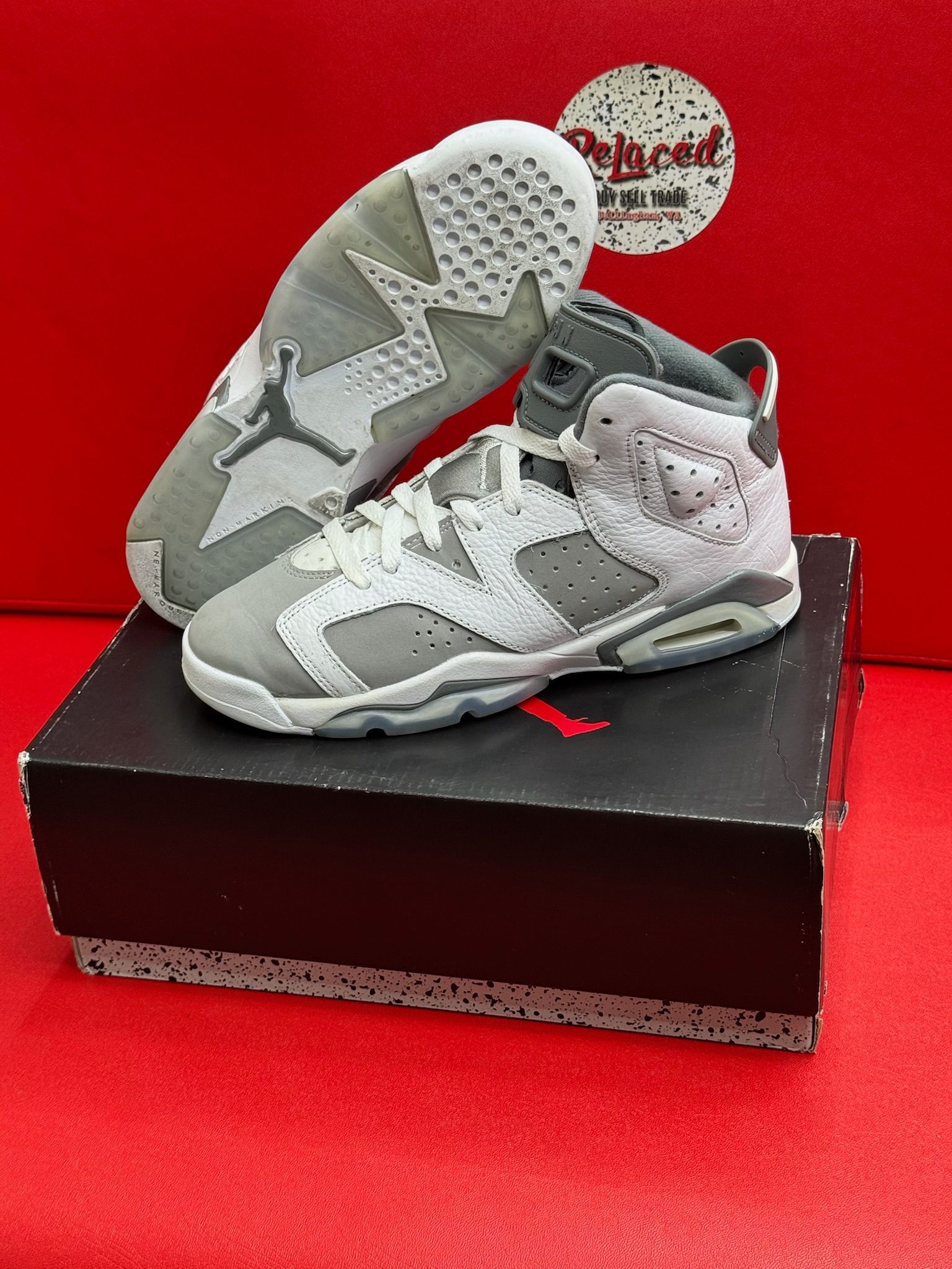 6Y Jordan 6 Cool Grey