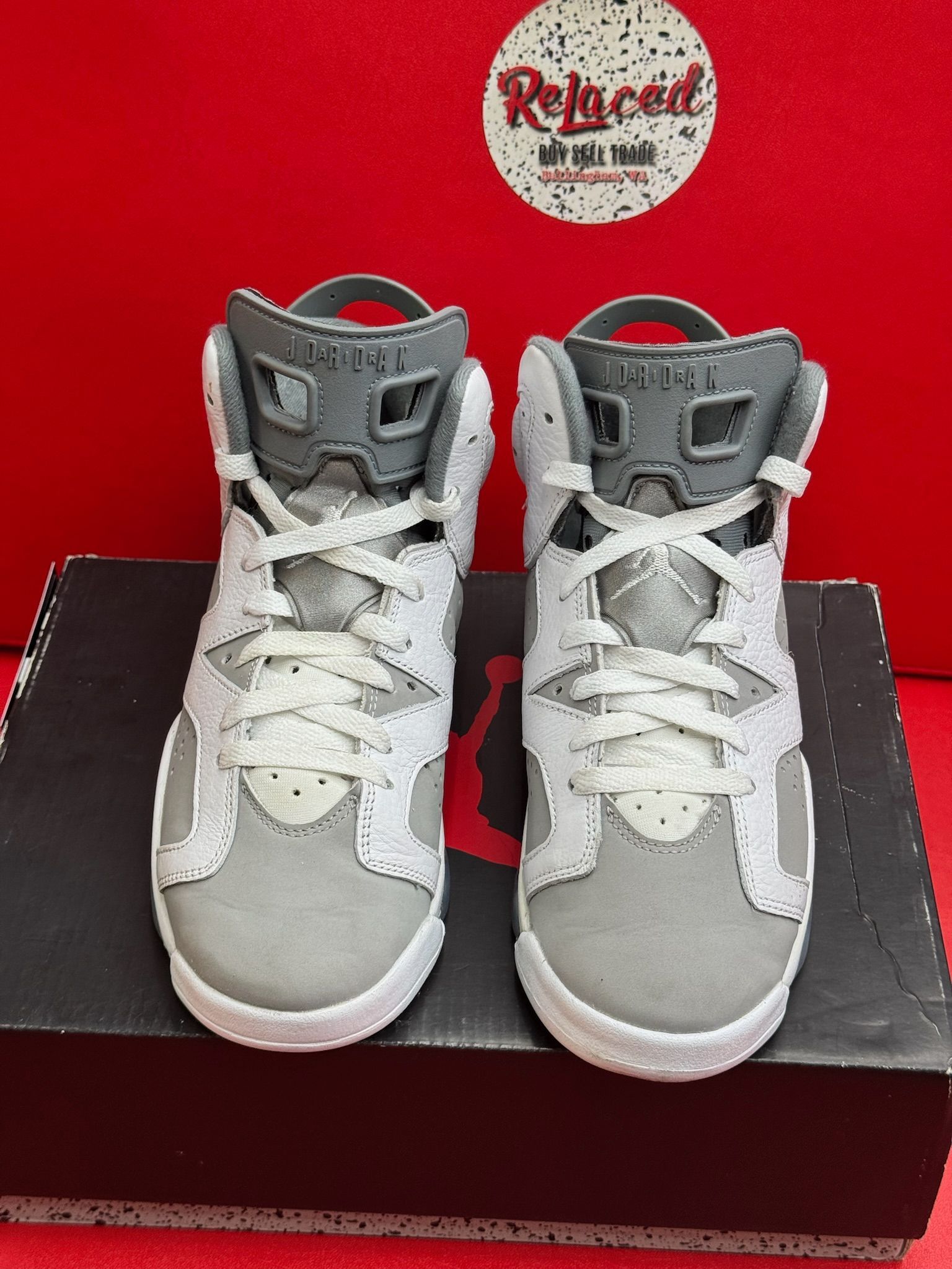 6Y Jordan 6 Cool Grey
