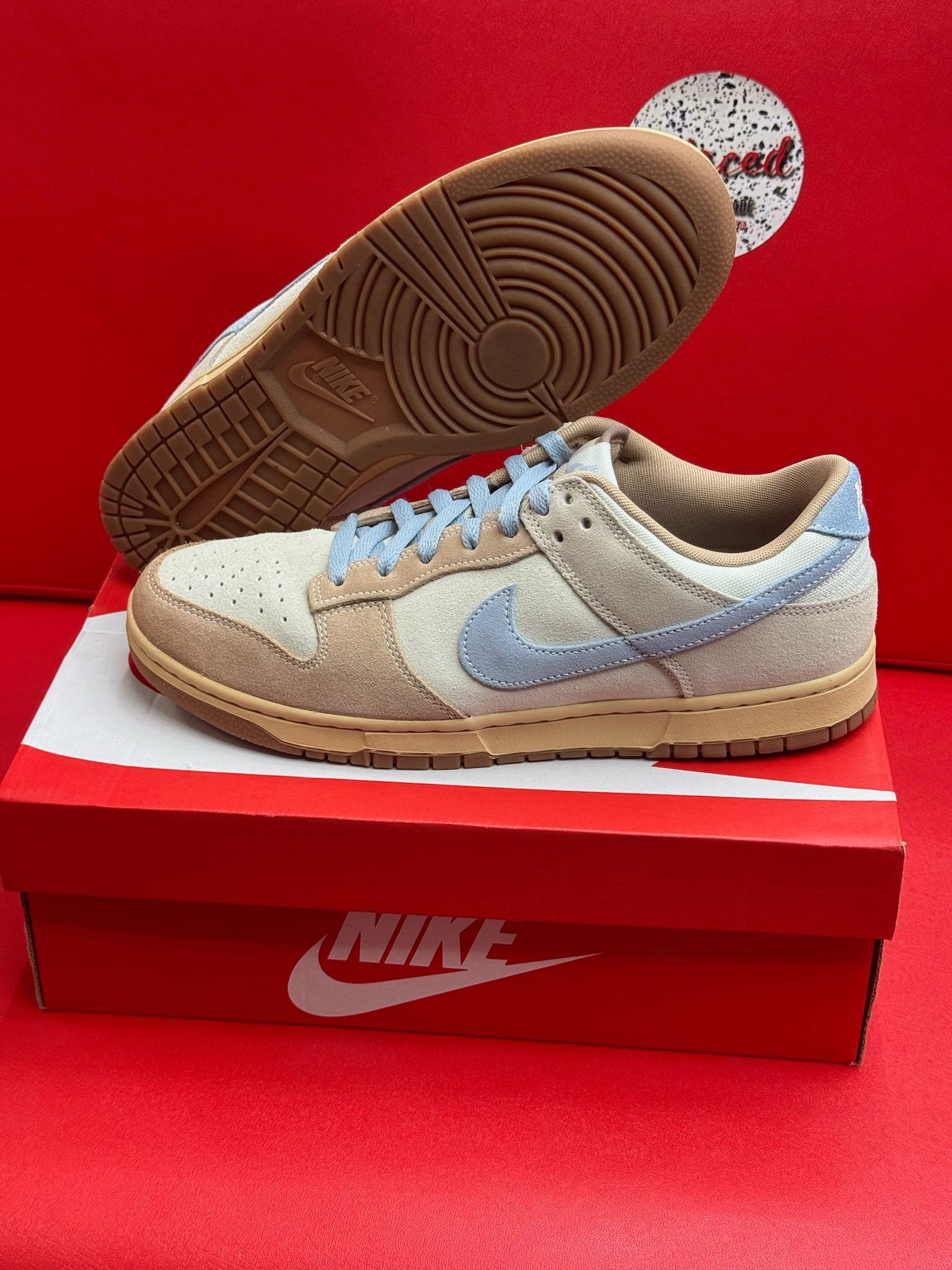 11.5M Nike Dunk Low Sanddrift light armory blue